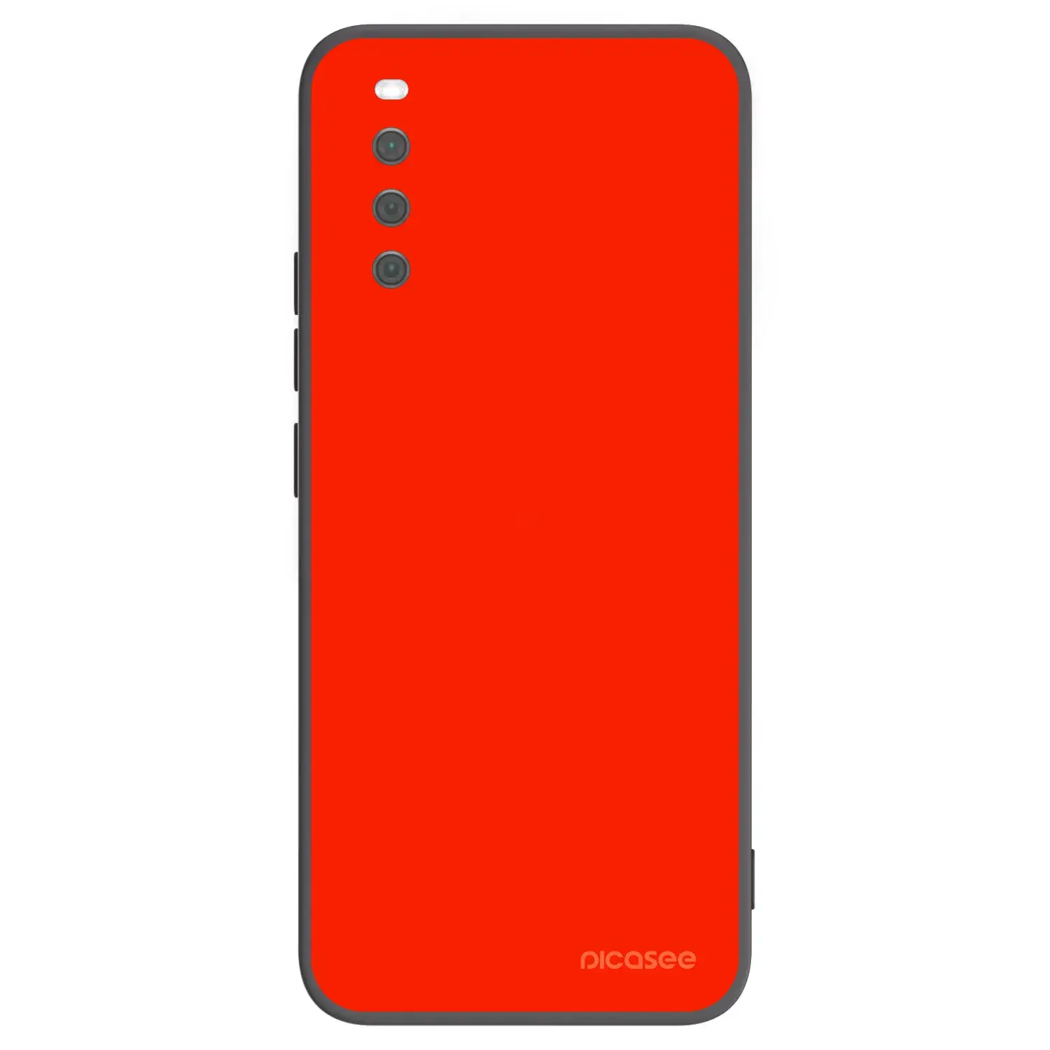 Silikonový černý obal pro Sony Xperia 10 III - Maranello Red