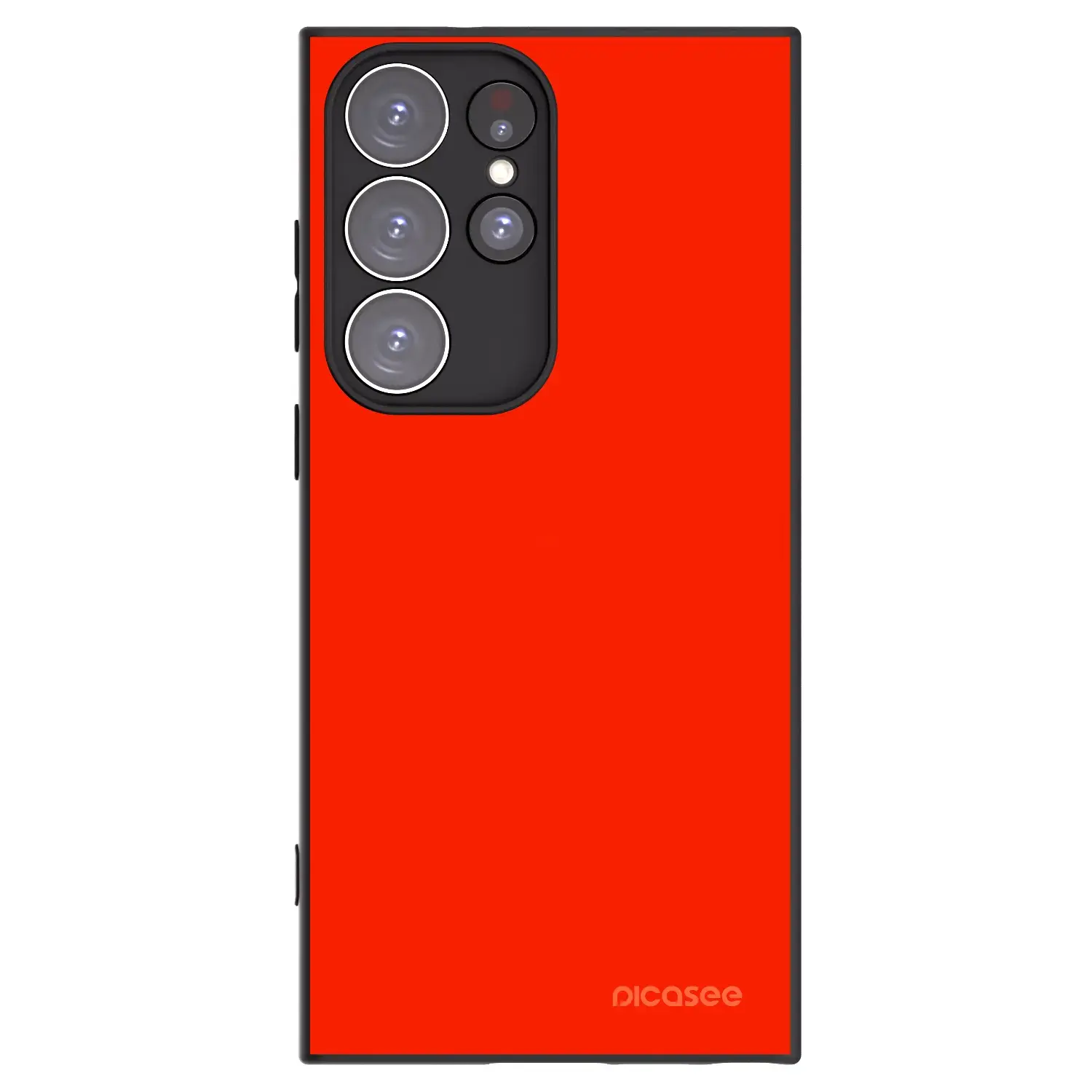 Silikonový černý obal pro Samsung Galaxy S23 Ultra 5G - Maranello Red