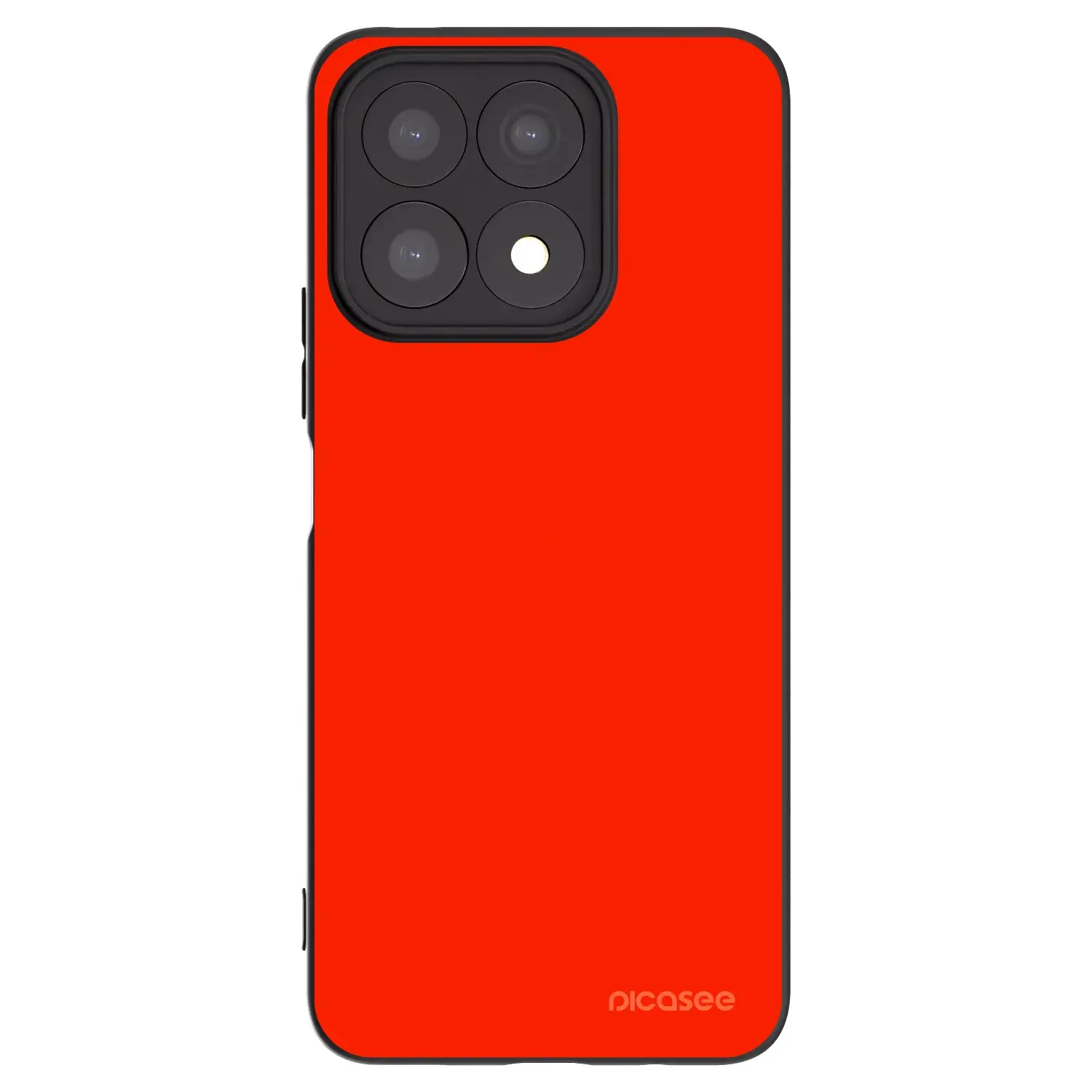 Silikonový černý obal pro Honor X8a - Maranello Red