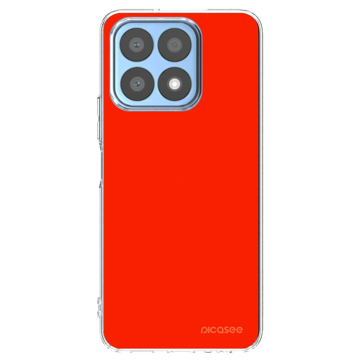Silikonový průhledný obal pro Honor X8a - Maranello Red