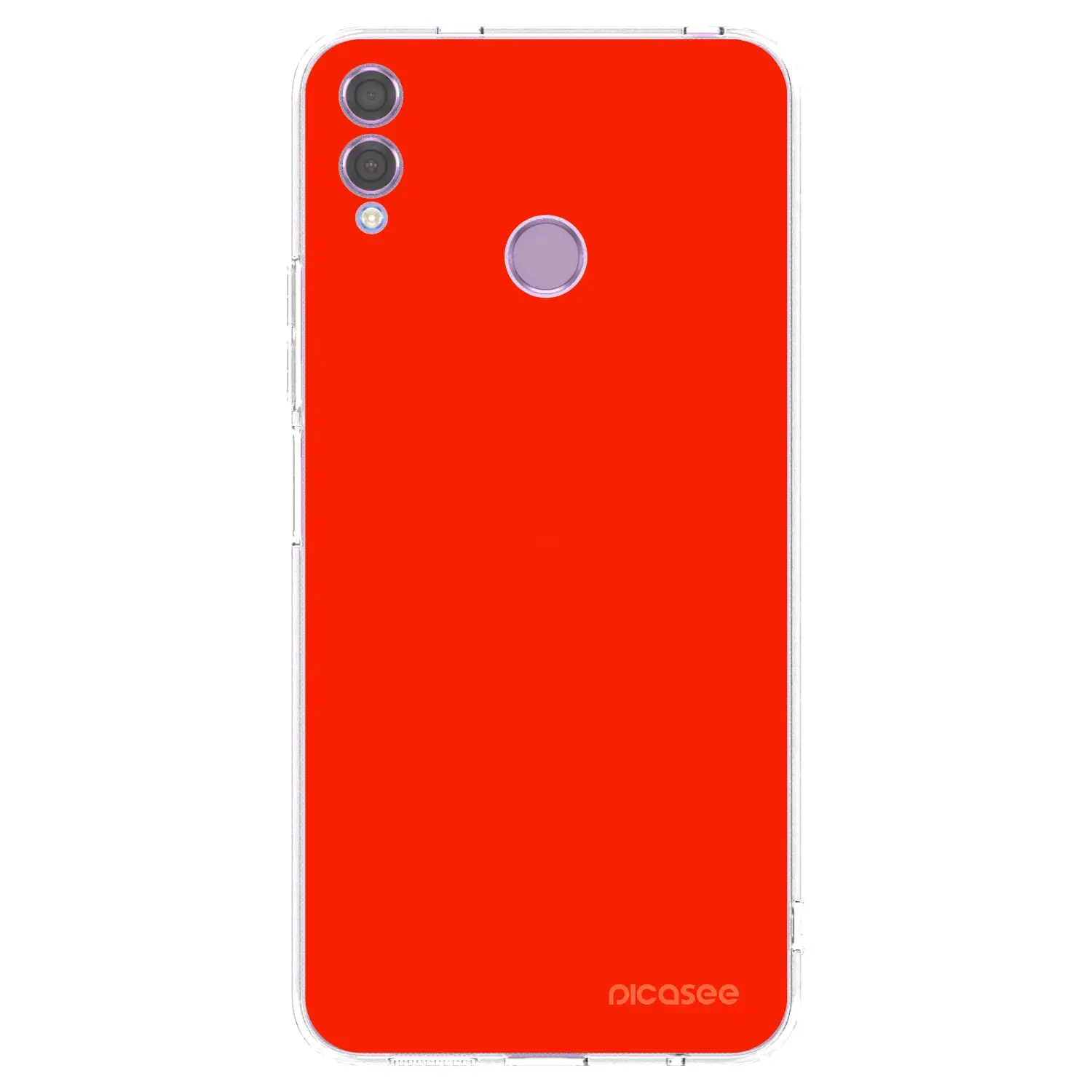 Silikonový průhledný obal pro Honor 8X - Maranello Red
