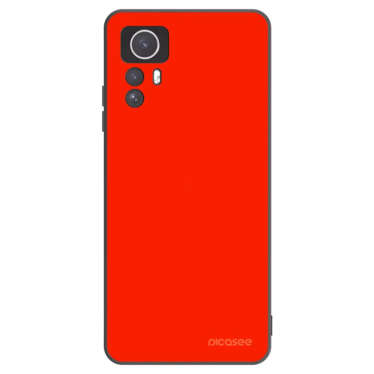 Silikonový černý obal pro Xiaomi Redmi Note 12S - Maranello Red