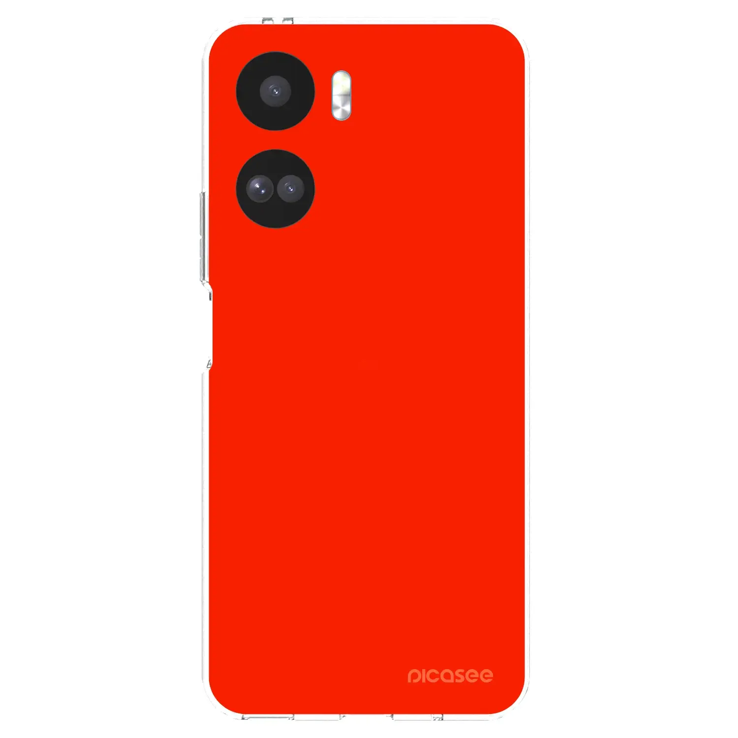 Silikonový průhledný obal pro Honor 90 Lite 5G - Maranello Red