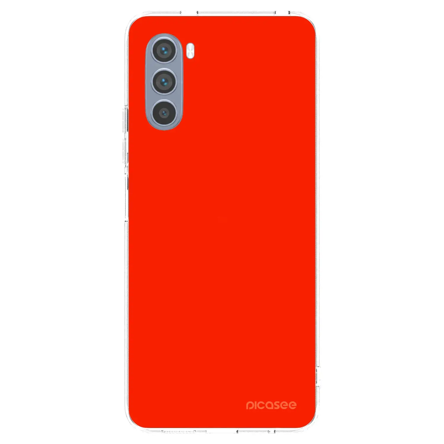 Silikonový průhledný obal pro Motorola Moto G62 - Maranello Red