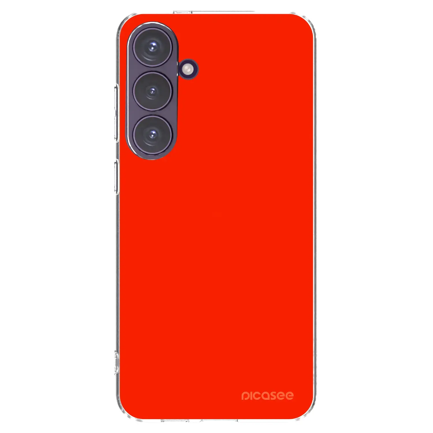 Silikonový průhledný obal pro Samsung Galaxy S24+ S926B 5G - Maranello Red