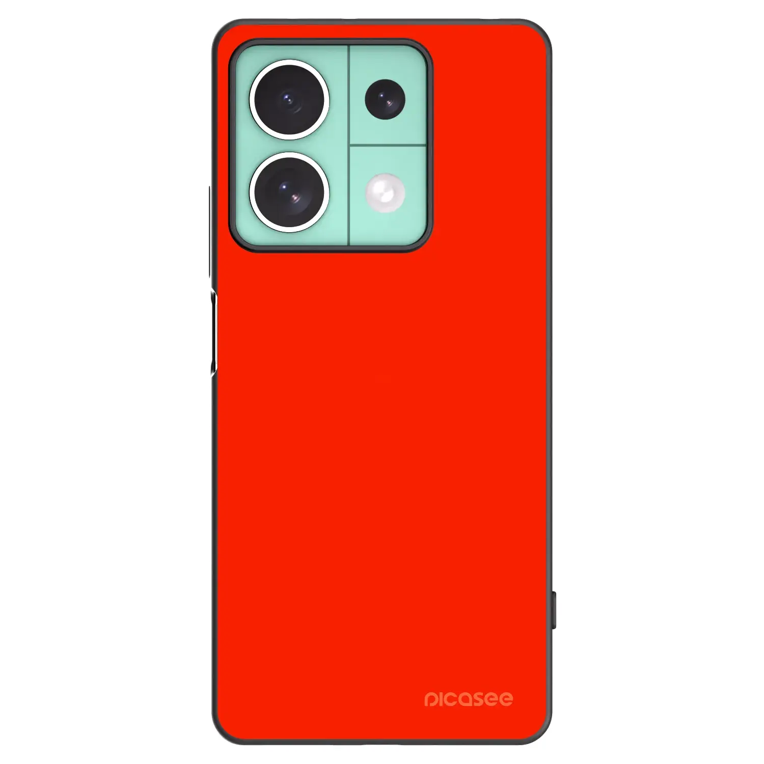 Silikonový černý obal pro Xiaomi Redmi Note 13 5G - Maranello Red