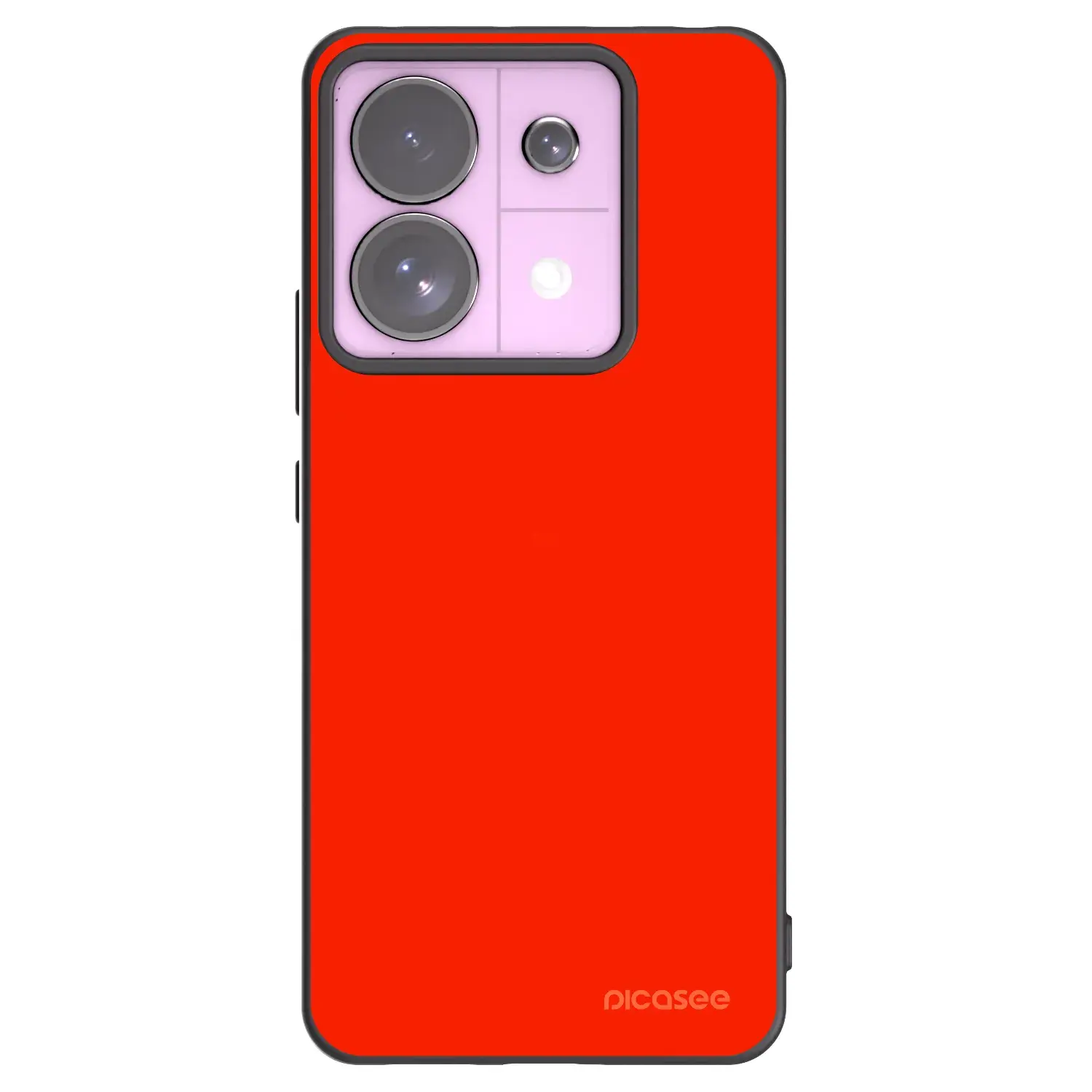Silikonový černý obal pro Xiaomi Redmi Note 13 Pro 5G - Maranello Red