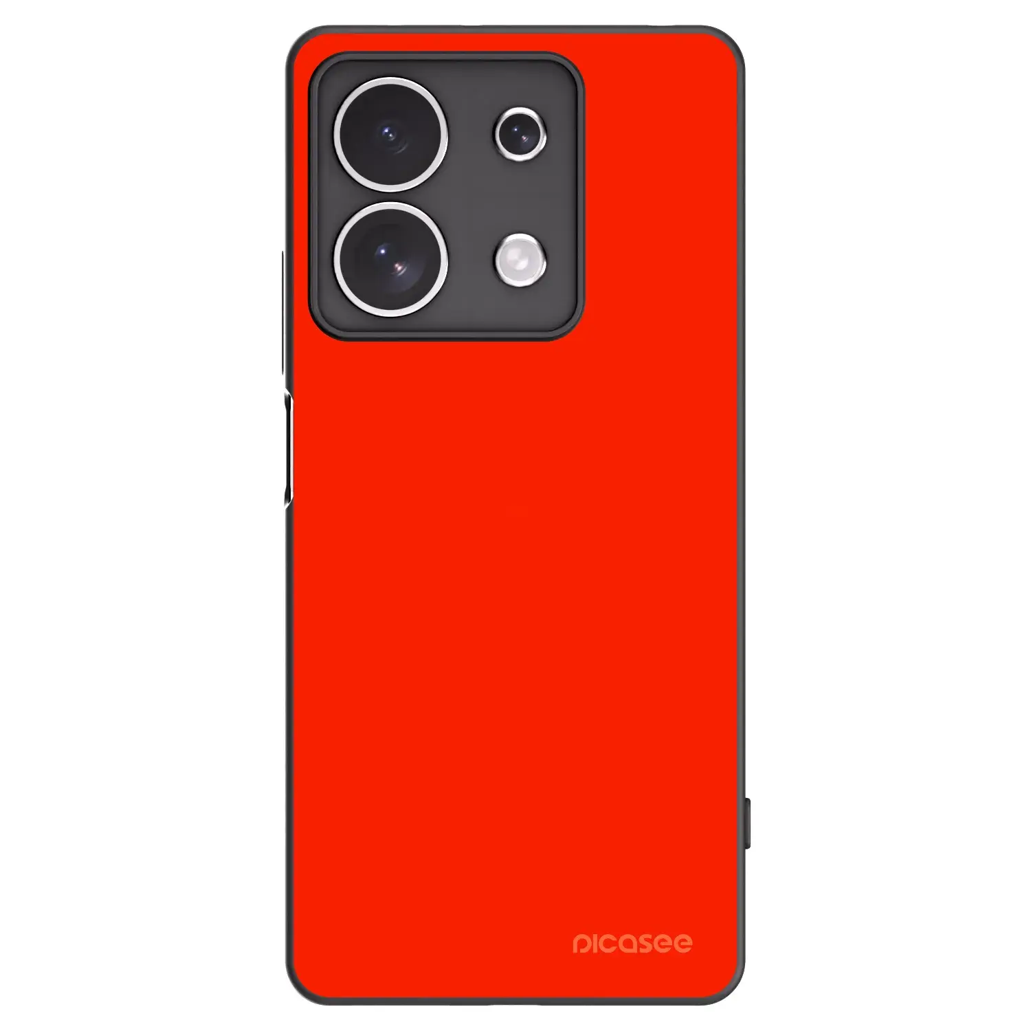 Silikonový černý obal pro Xiaomi Redmi Note 13 4G - Maranello Red