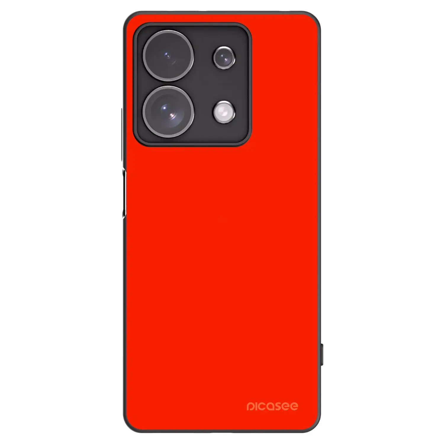 Silikonový černý obal pro Xiaomi Redmi Note 13 Pro 4G - Maranello Red