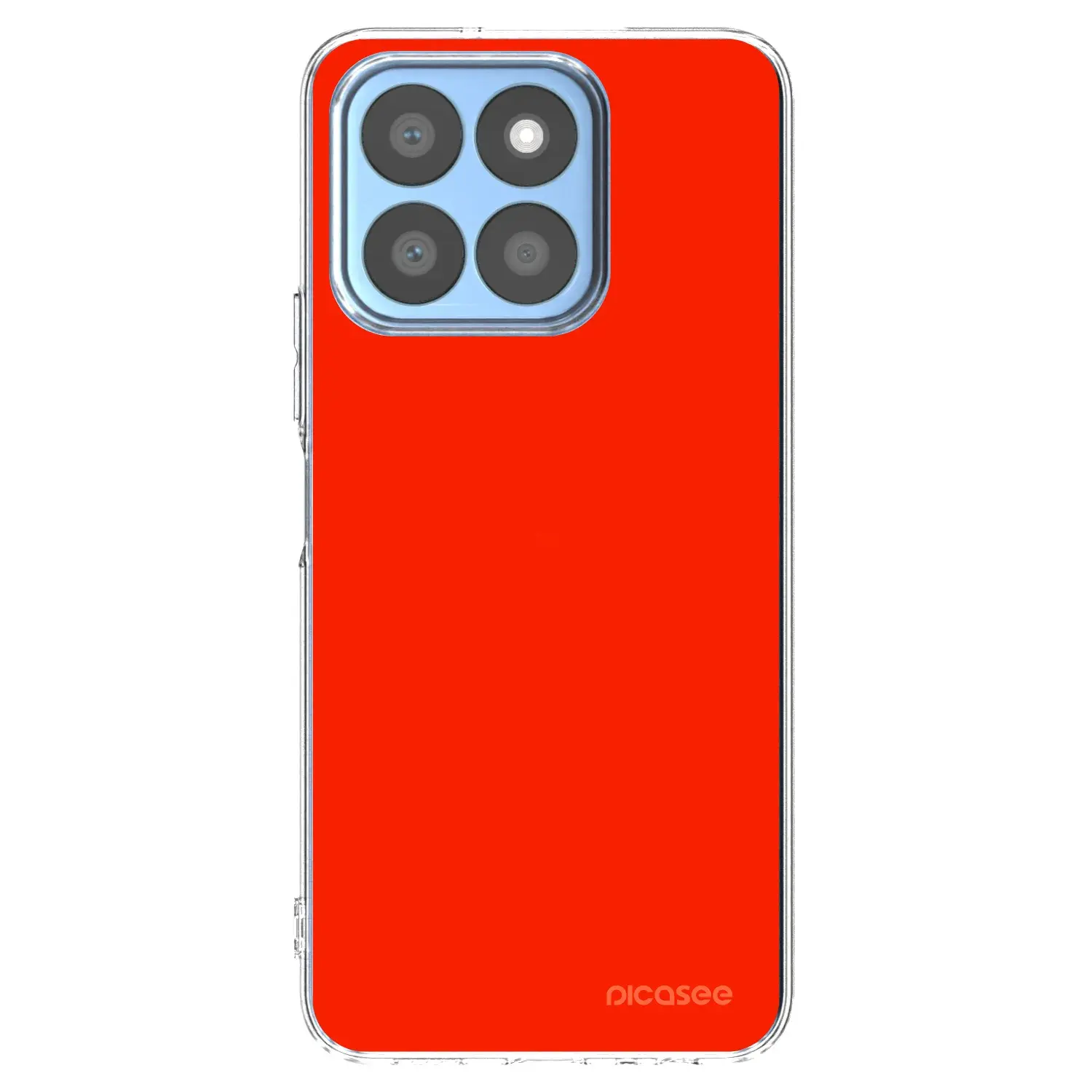 Silikonový průhledný obal pro Honor X8b - Maranello Red