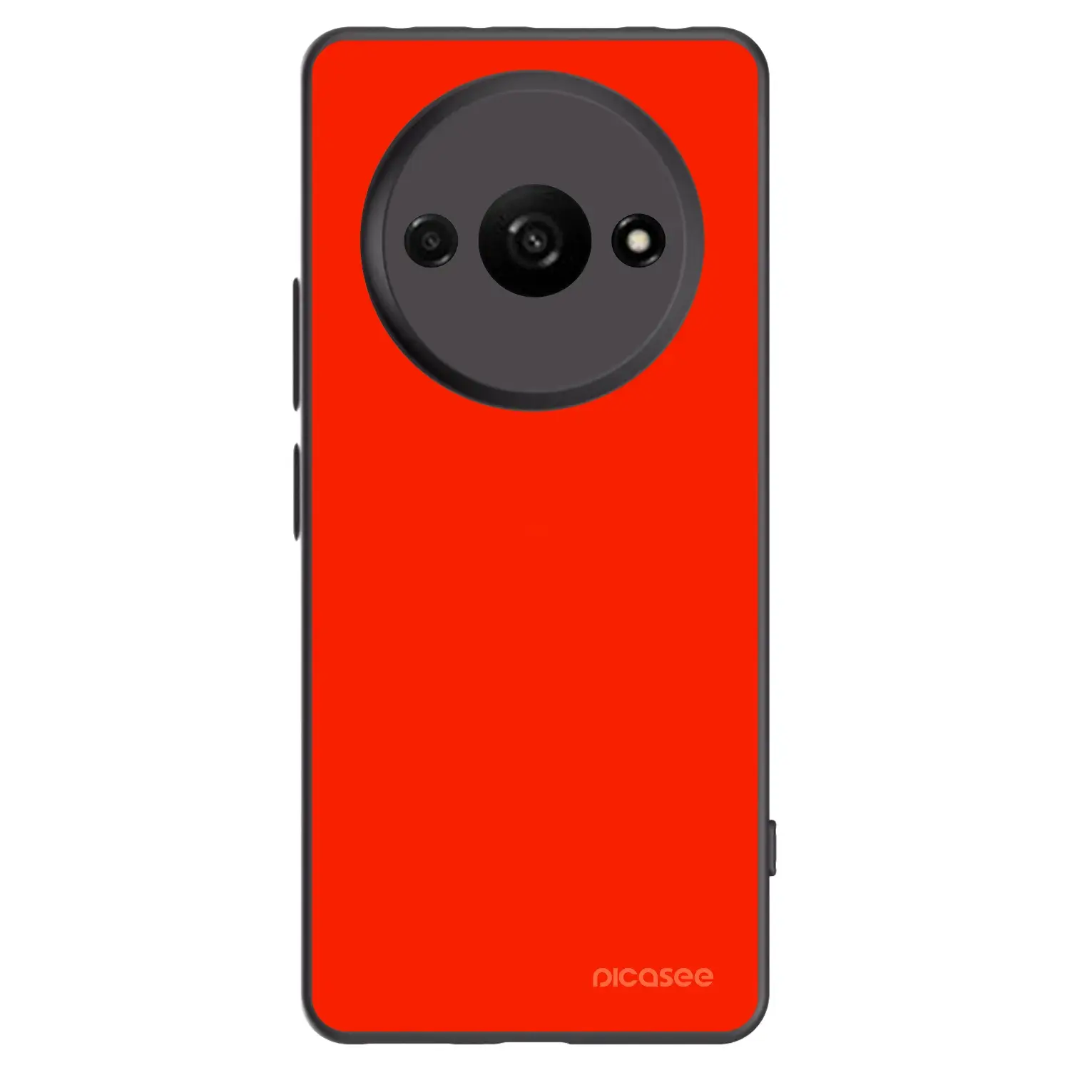 Silikonový černý obal pro Xiaomi Redmi A3 - Maranello Red