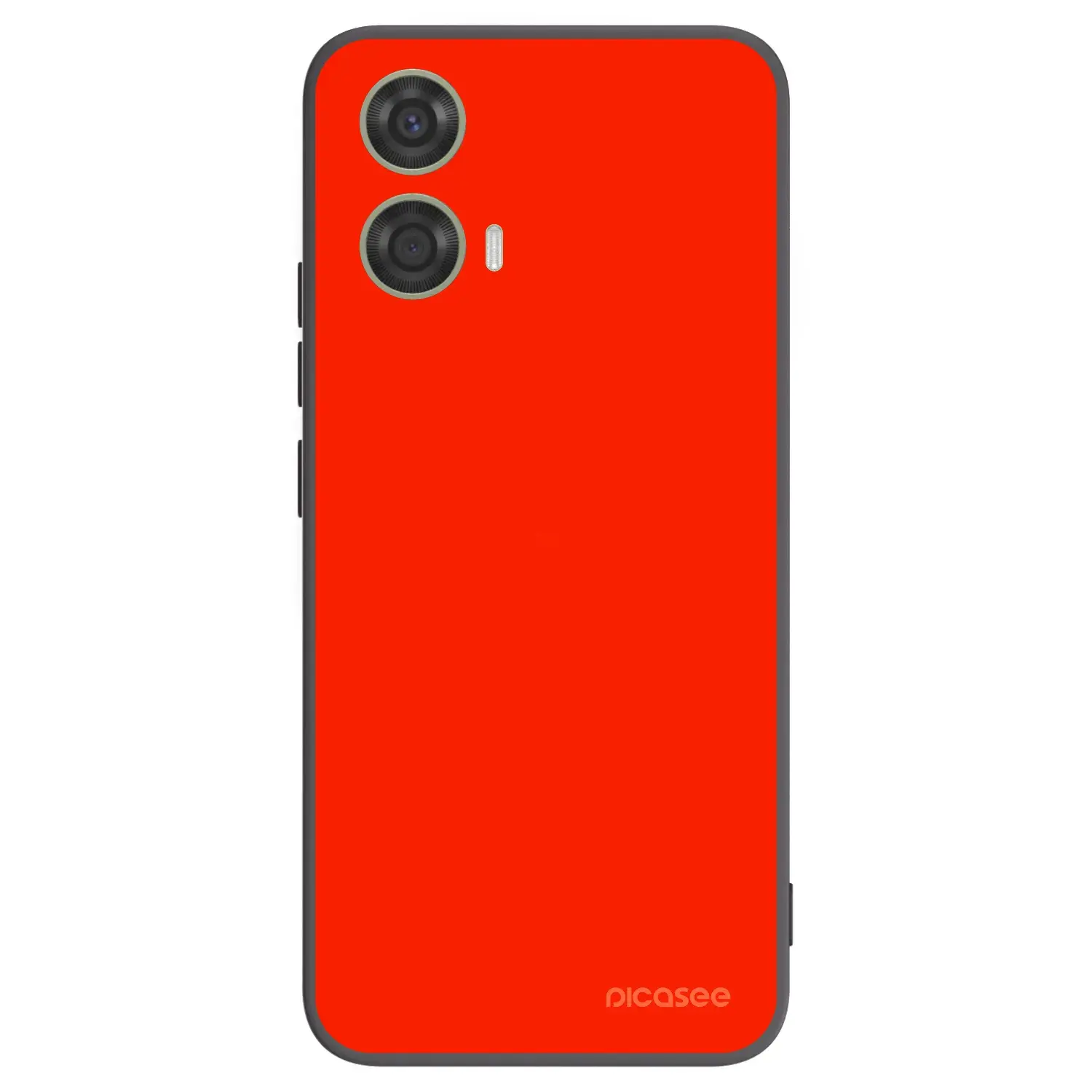 Silikonový černý obal pro Motorola Moto G24 - Maranello Red