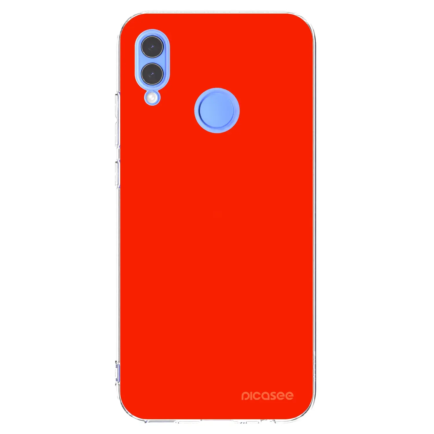 Silikonový průhledný obal pro Huawei P Smart 2019 - Maranello Red