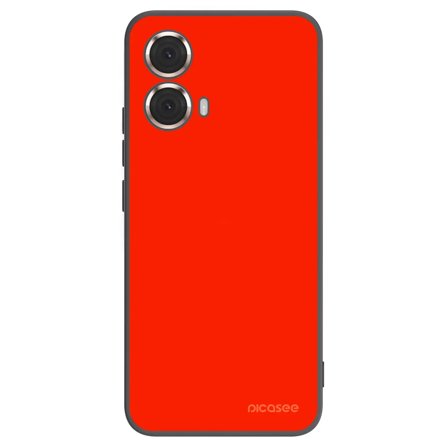 Silikonový černý obal pro Motorola Moto G85 - Maranello Red