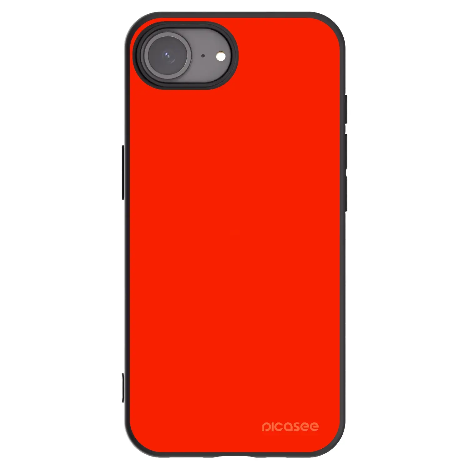 Silikonový černý obal pro Apple iPhone 16e - Maranello Red