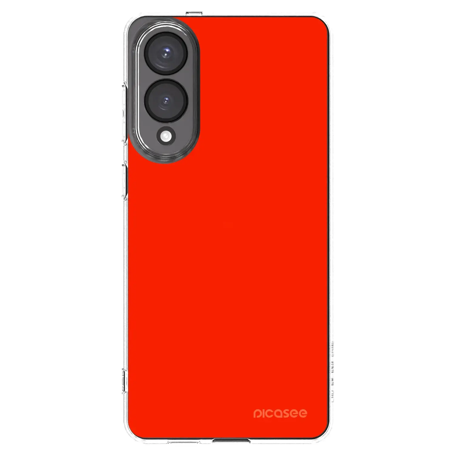Silikonový průhledný obal pro Samsung Galaxy S25 Edge 5G - Maranello Red