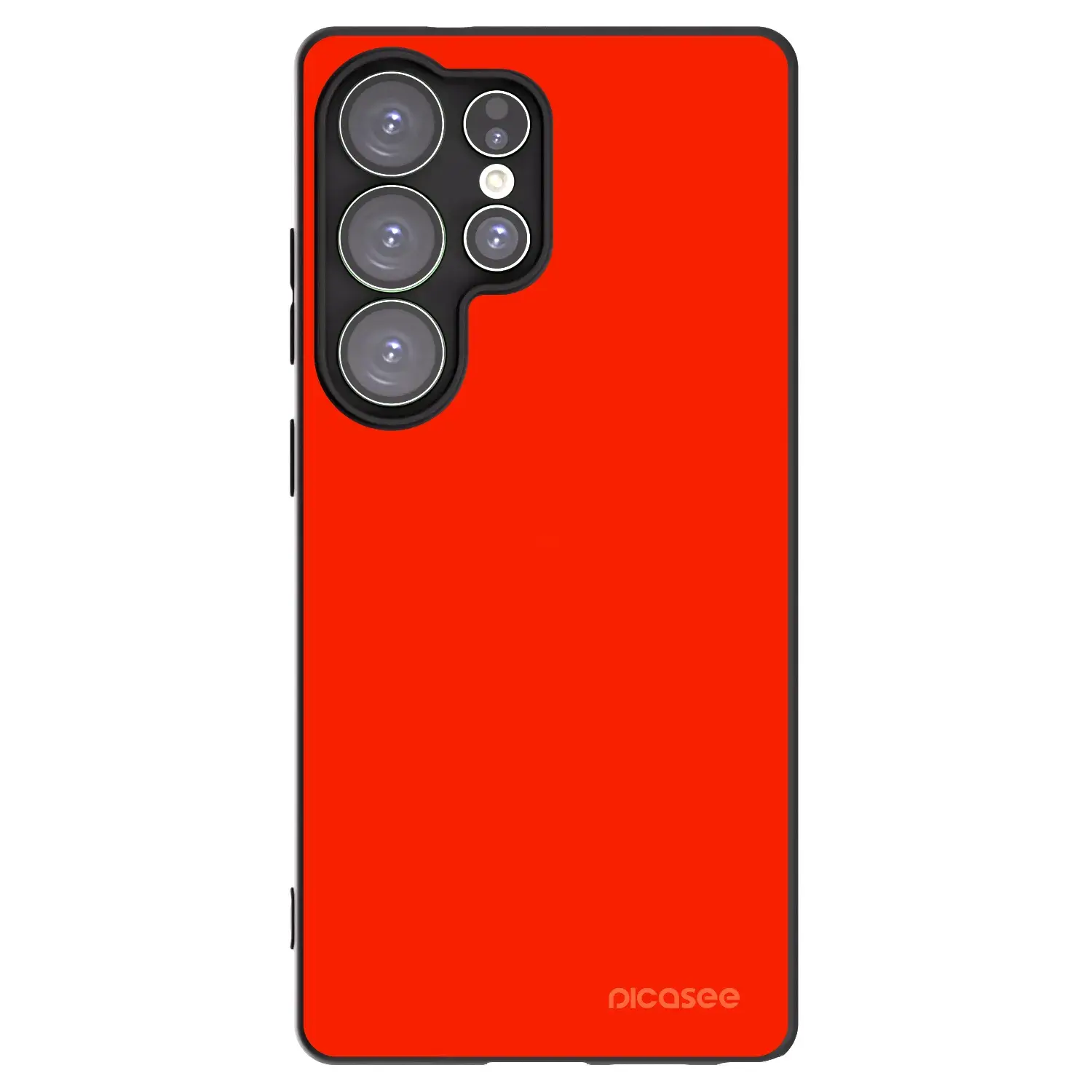 Silikonový černý obal pro Samsung Galaxy S25 Ultra 5G - Maranello Red