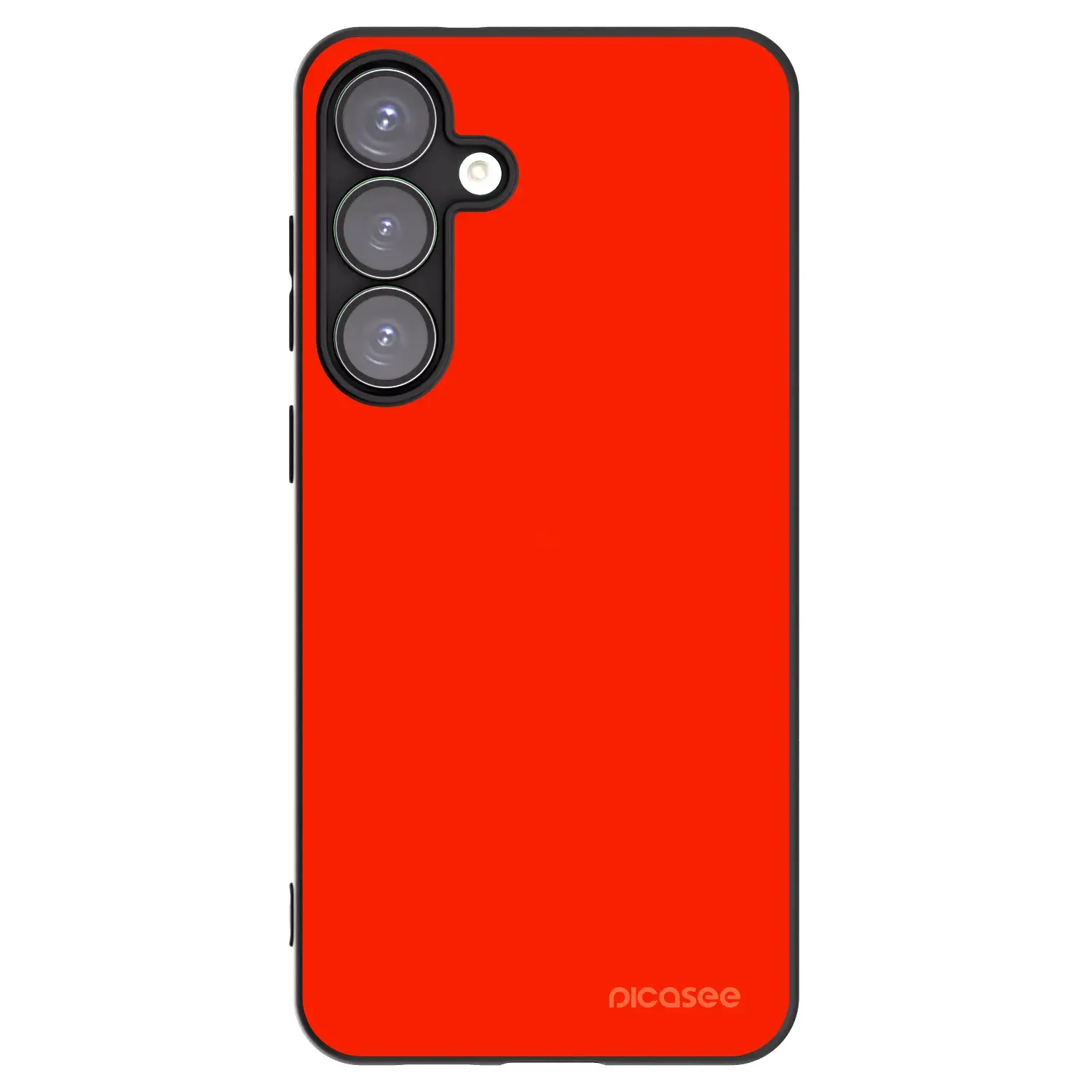 Silikonový černý obal pro Samsung Galaxy S25+ 5G - Maranello Red