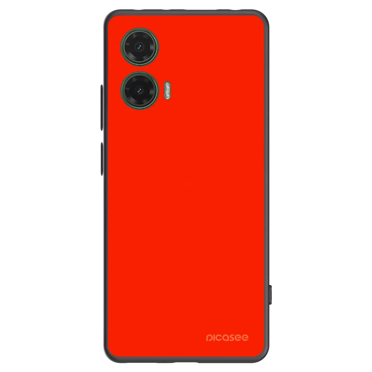 Silikonový černý obal pro Motorola Moto G35 5G - Maranello Red