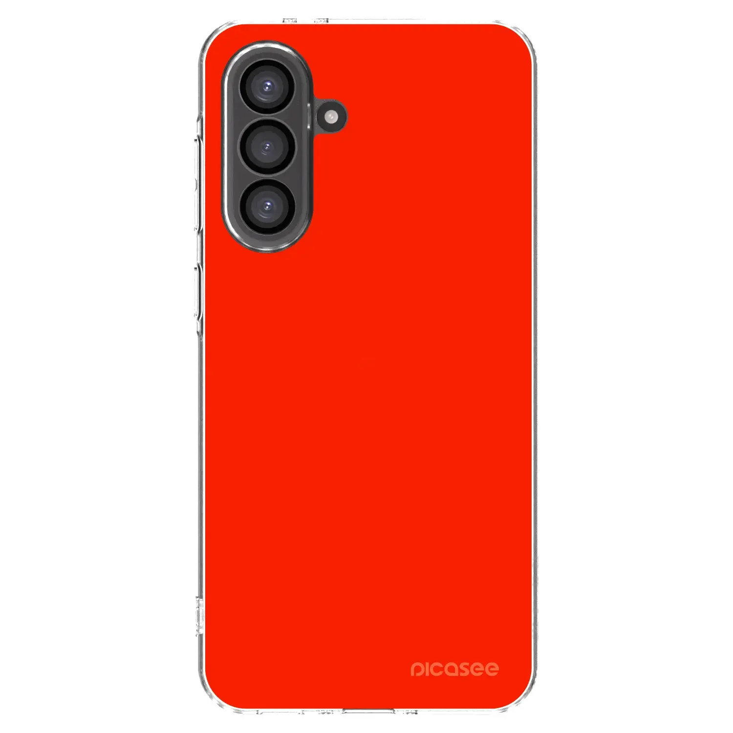 Silikonový průhledný obal pro Samsung Galaxy A36 5G - Maranello Red