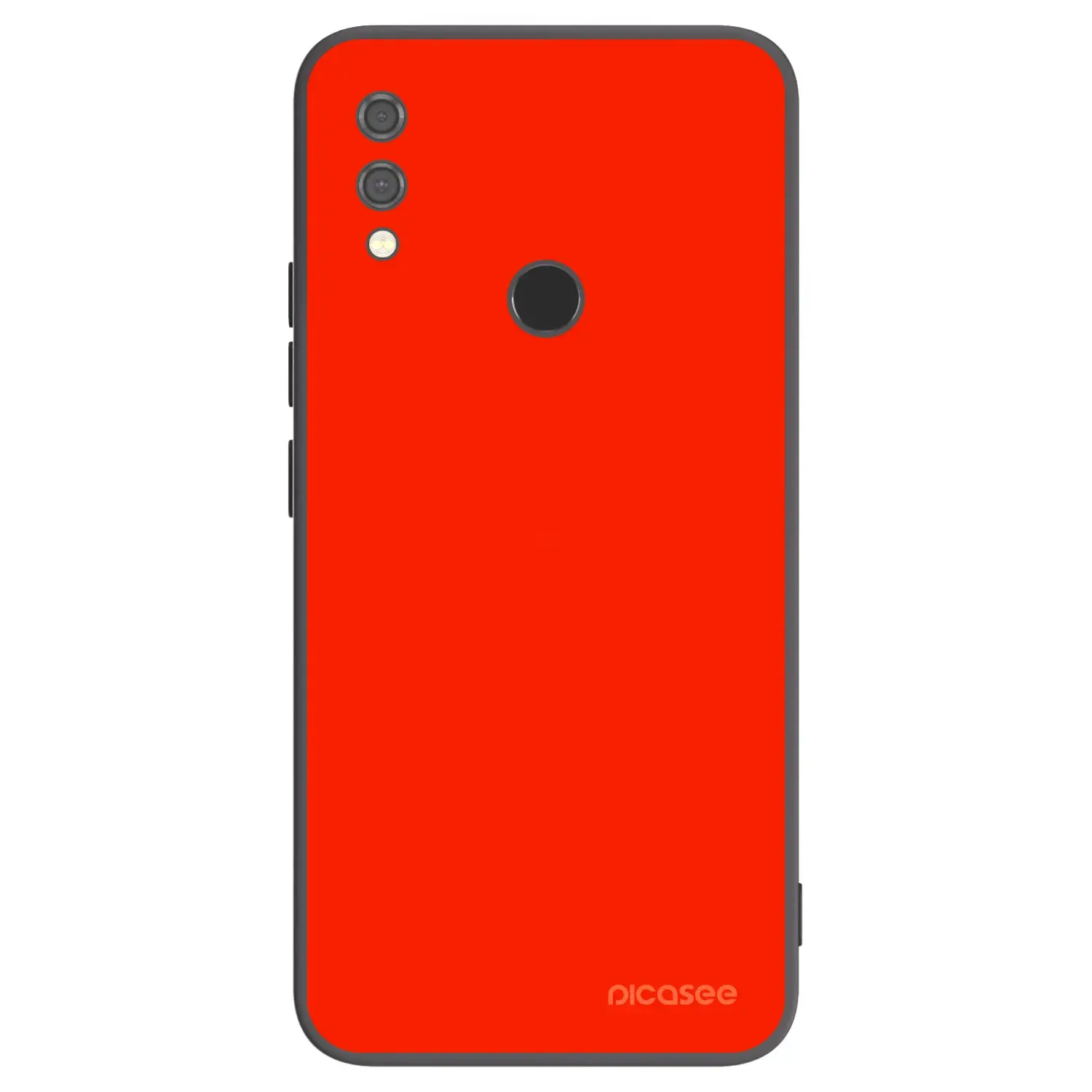 Silikonový černý obal pro Xiaomi Redmi Note 7 - Maranello Red