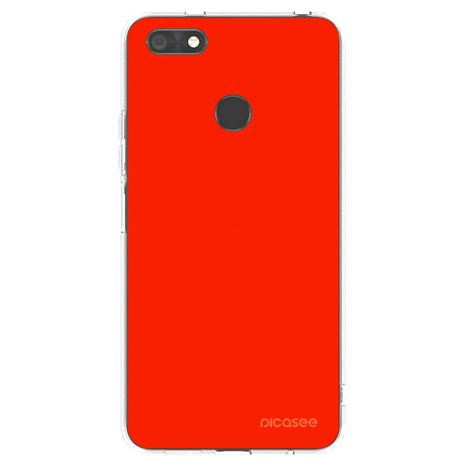 Silikonový průhledný obal pro Huawei P9 Lite Mini - Maranello Red