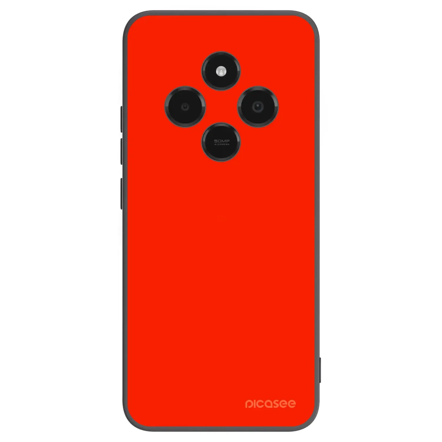 Silikonový černý obal pro Xiaomi Poco C75 - Maranello Red