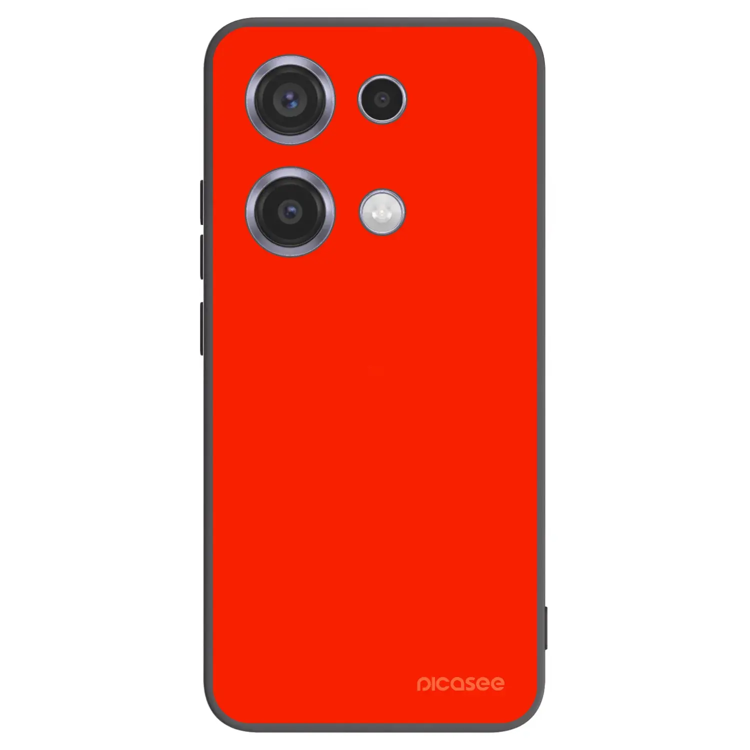 Silikonový černý obal pro Xiaomi Redmi Note 14S - Maranello Red
