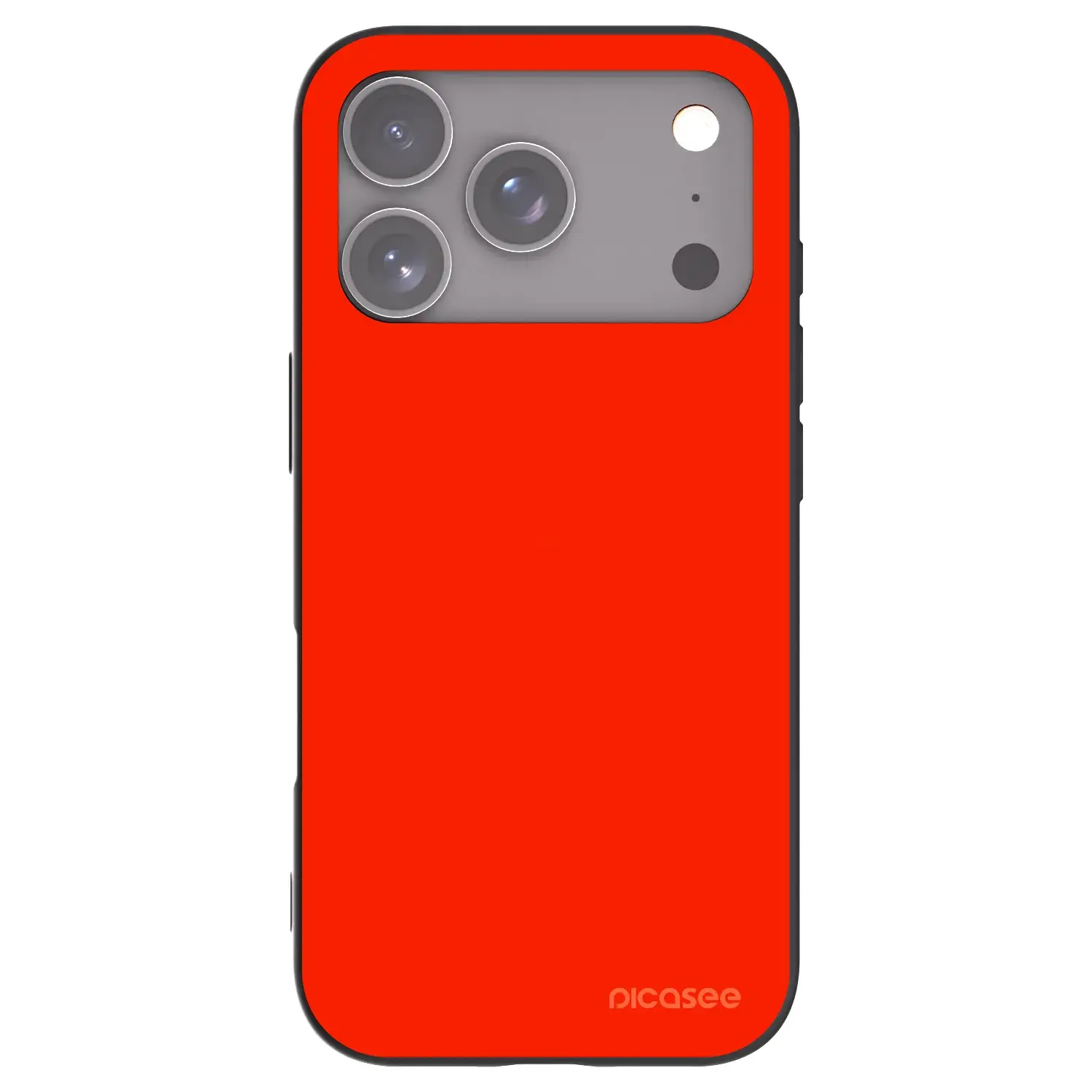 Silikonový černý obal pro Apple iPhone 17 Pro - Maranello Red
