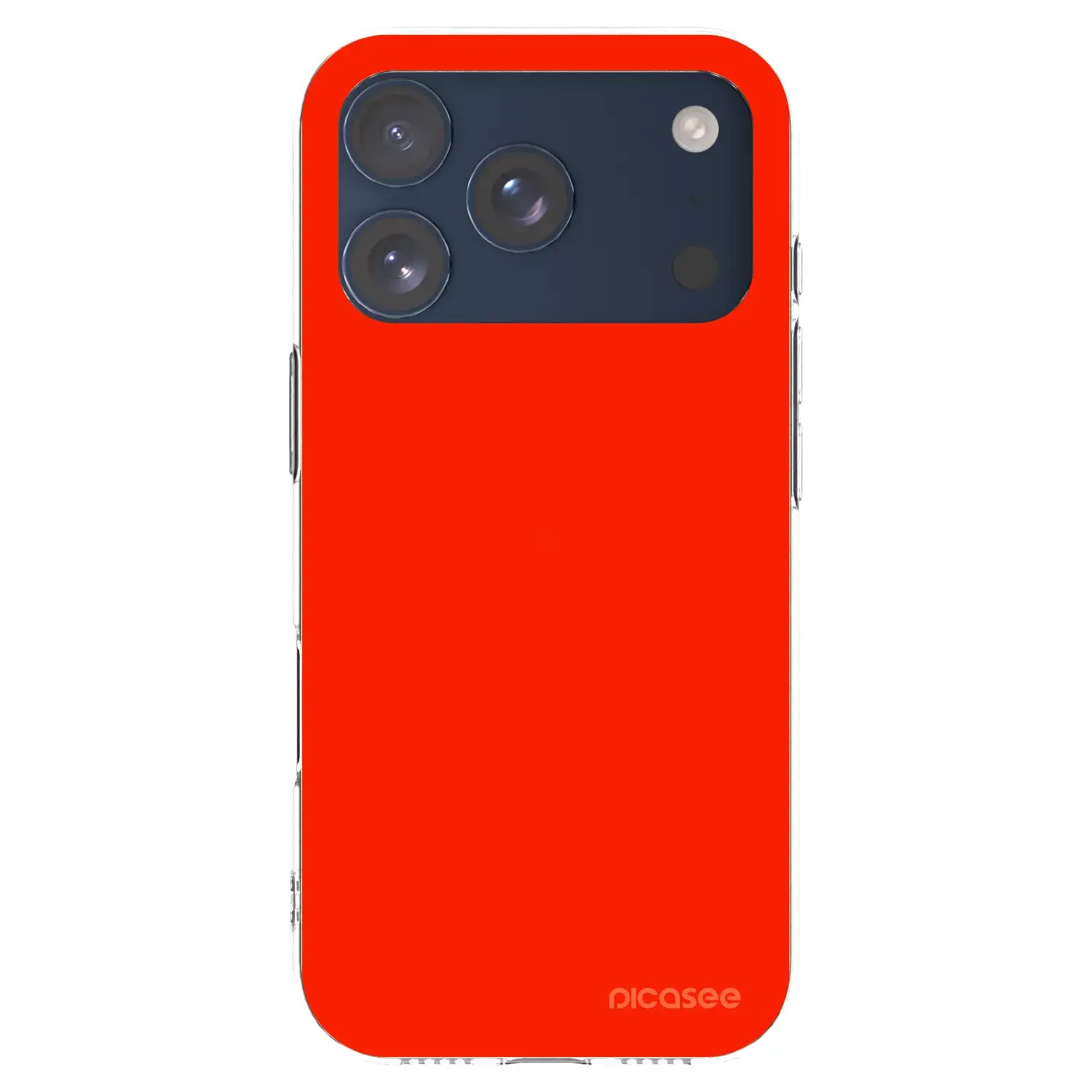 Silikonový průhledný obal pro Apple iPhone 17 Pro - Maranello Red