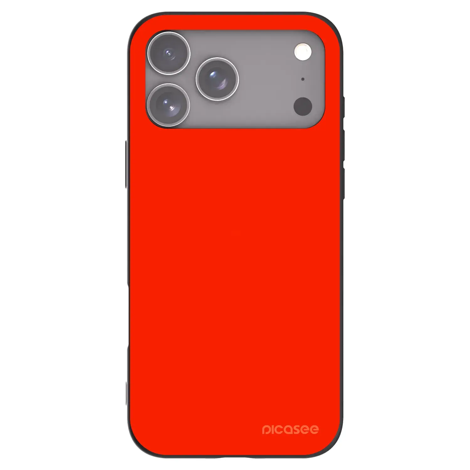 Silikonový černý obal pro Apple iPhone 17 Pro Max - Maranello Red