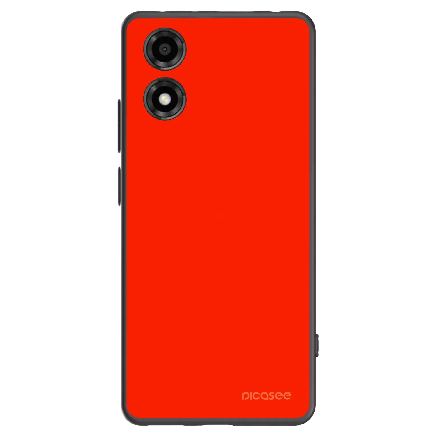 Silikonový černý obal pro Motorola Moto E14 - Maranello Red