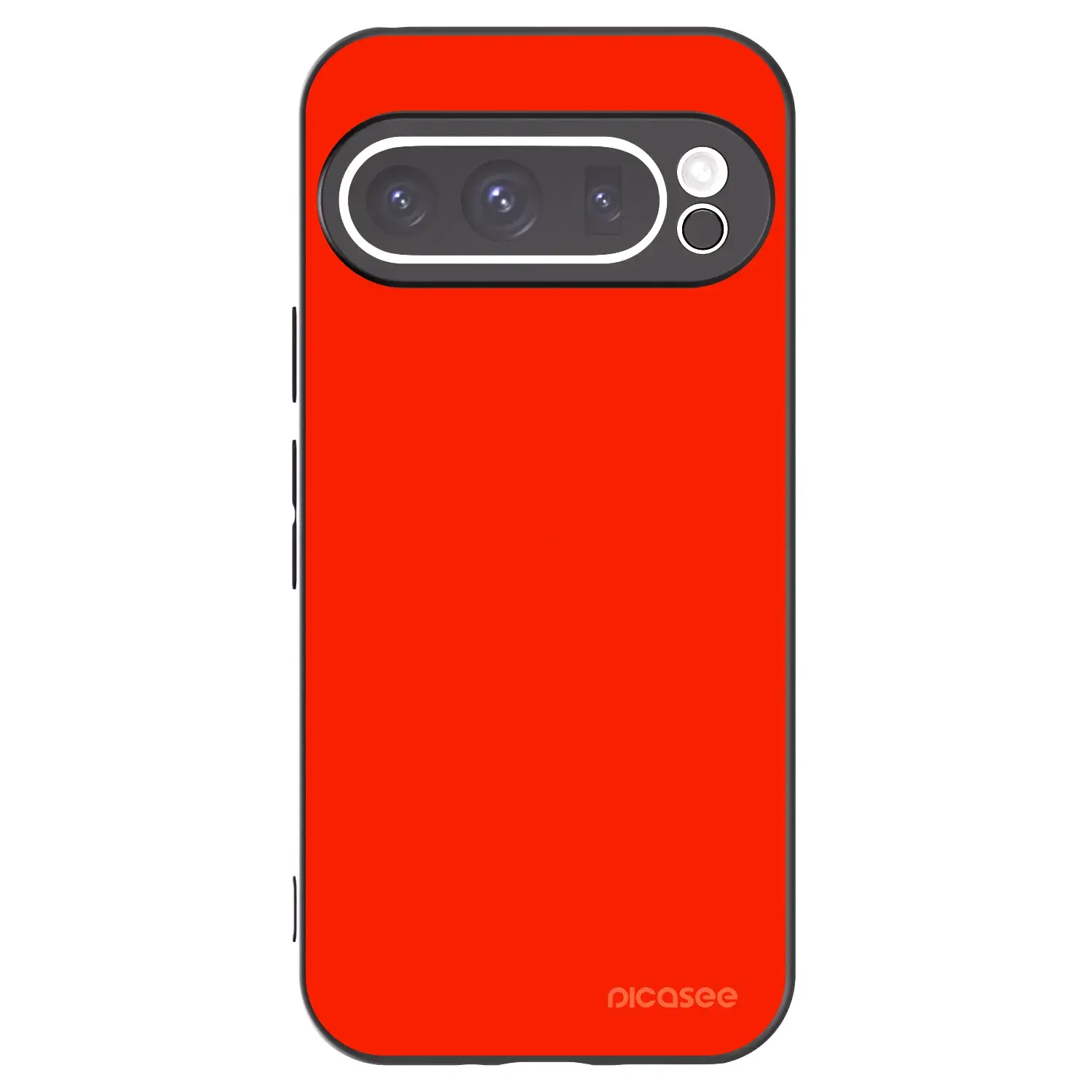 Silikonový černý obal pro Google Pixel 9 Pro XL - Maranello Red