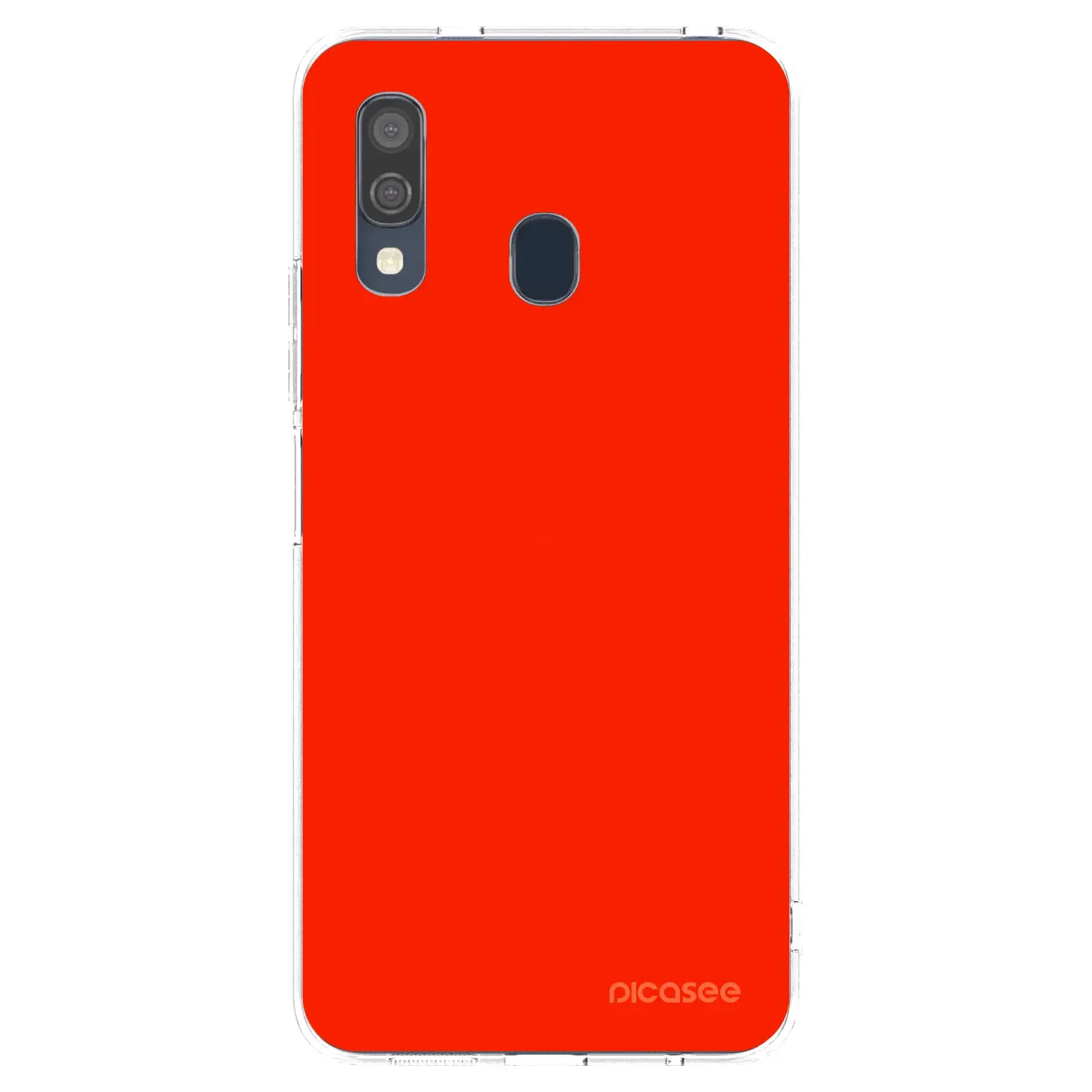 Silikonový průhledný obal pro Samsung Galaxy A40 A405F - Maranello Red