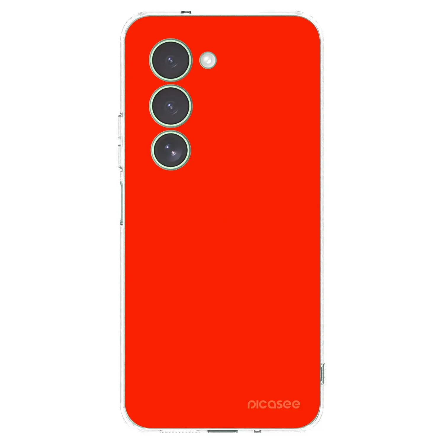 Silikonový průhledný obal pro Xiaomi Redmi 15 5G - Maranello Red