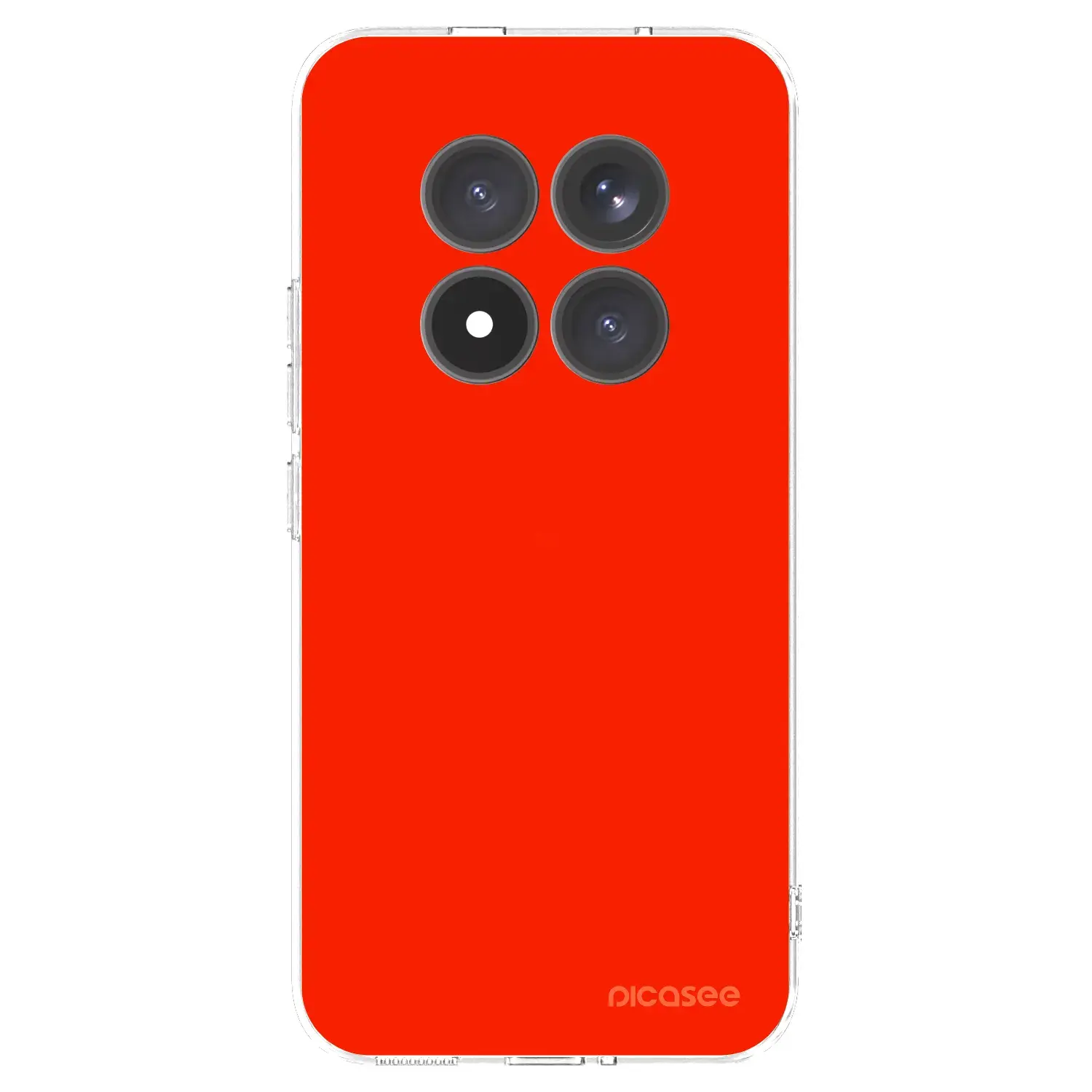 Silikonový průhledný obal pro Xiaomi Redmi Note 15 Pro+ - Maranello Red
