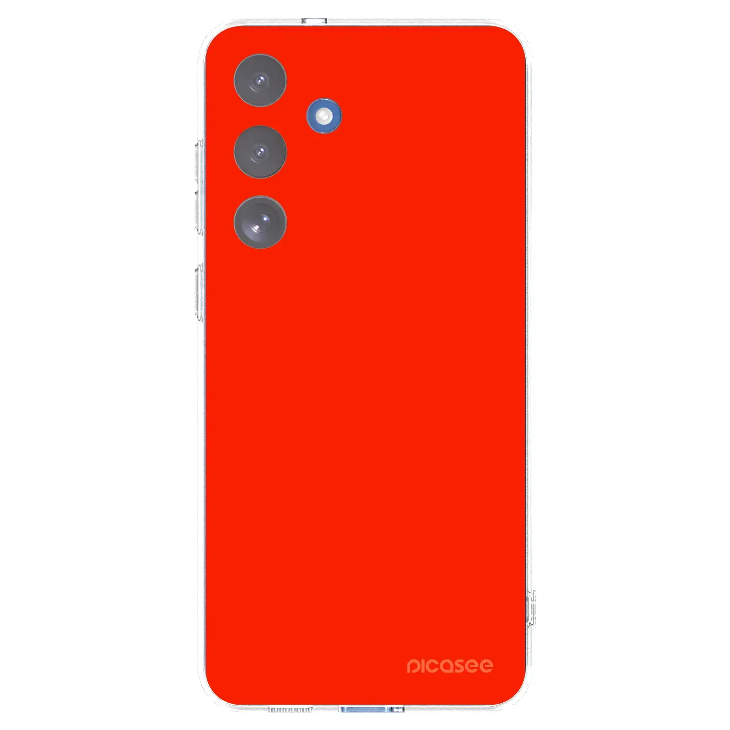 Silikonový průhledný obal pro Samsung Galaxy S25 FE 5G - Maranello Red