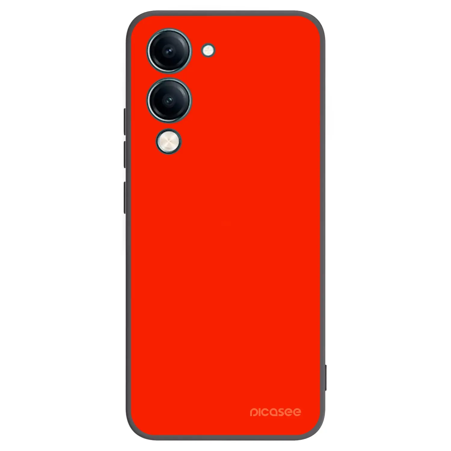 Silikonový černý obal pro Vivo Y29s 5G - Maranello Red