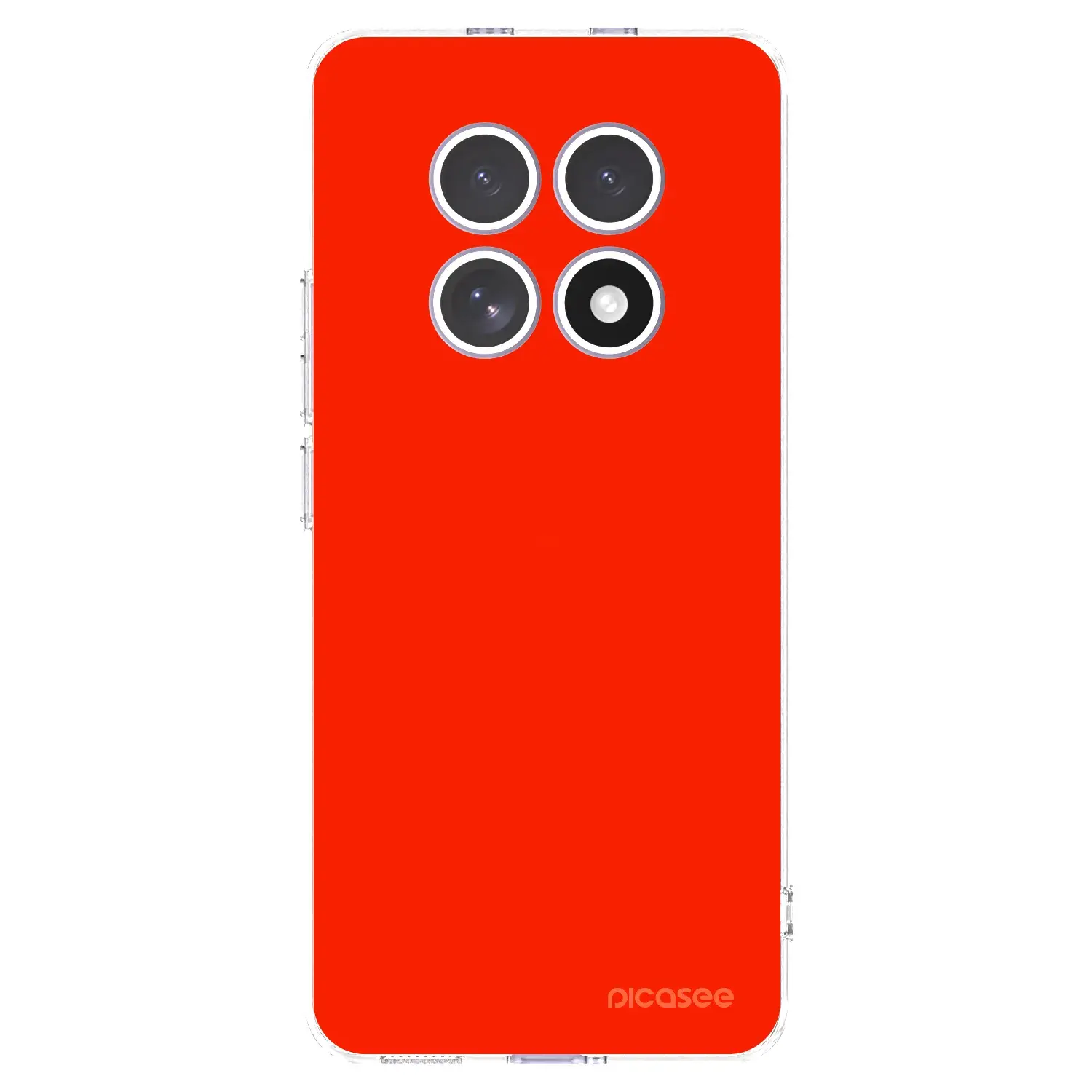Silikonový průhledný obal pro Xiaomi Redmi Note 15 4G - Maranello Red