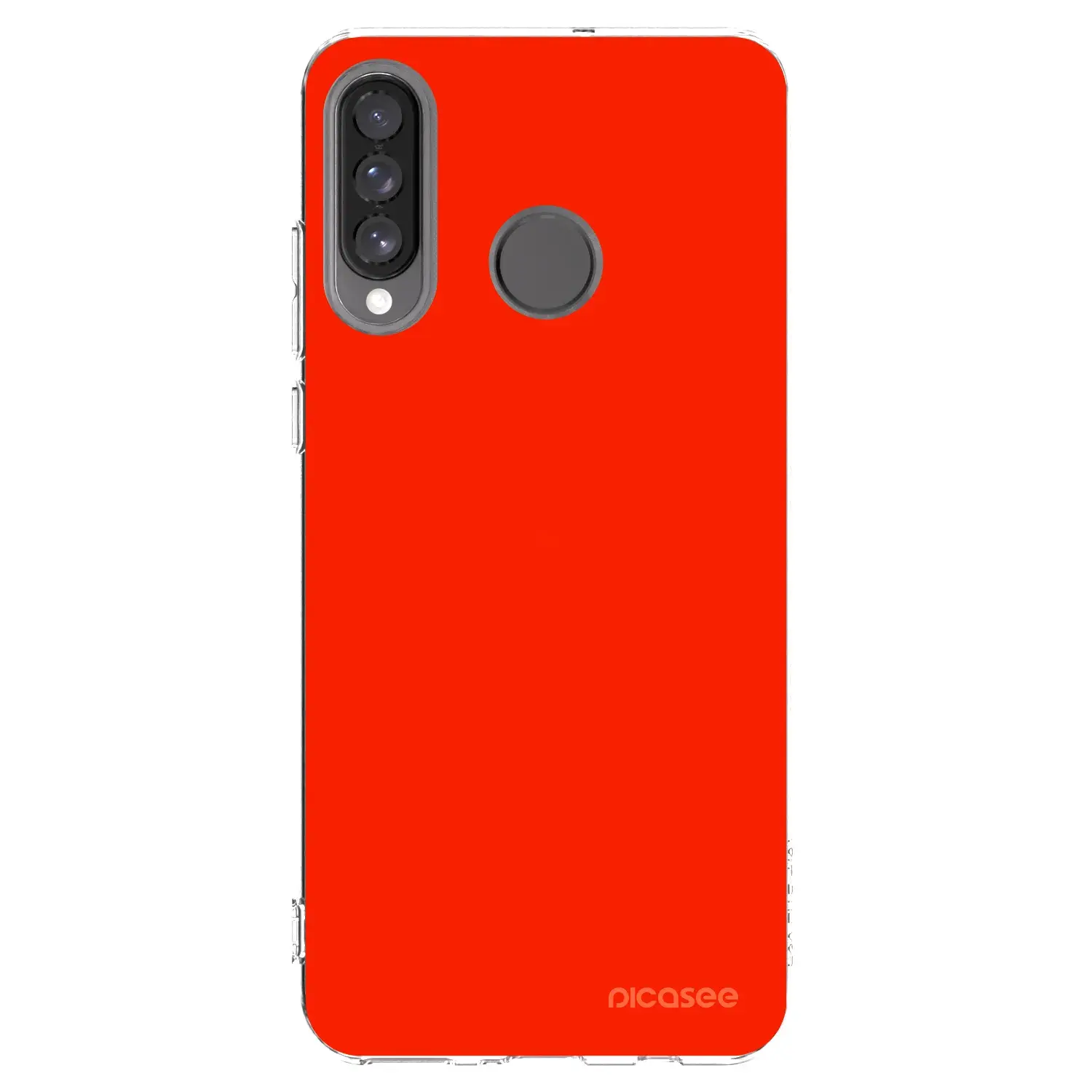 Silikonový průhledný obal pro Huawei P30 Lite - Maranello Red