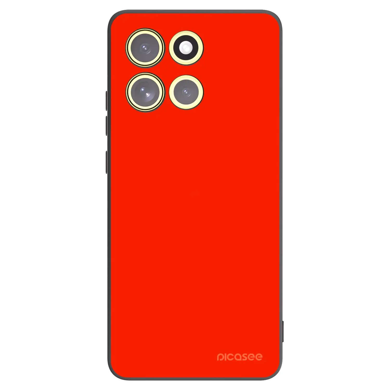 Silikonový černý obal pro Motorola Moto G86 Power 5G - Maranello Red