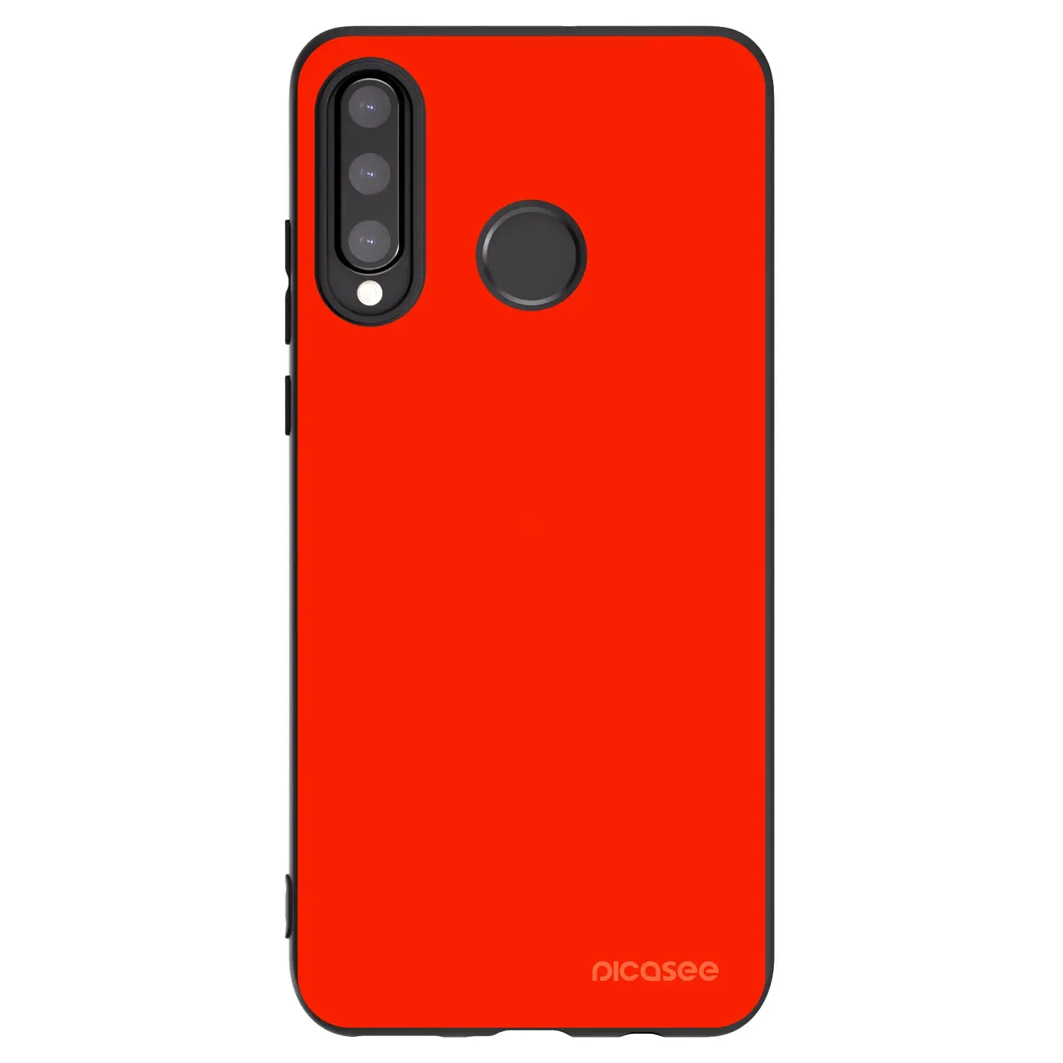 Silikonový černý obal pro Huawei P30 Lite - Maranello Red