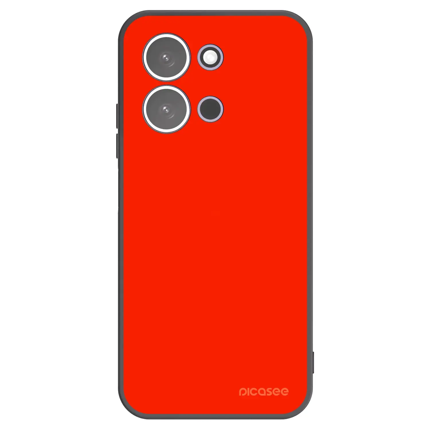 Silikonový černý obal pro Xiaomi Redmi 15C 5G - Maranello Red