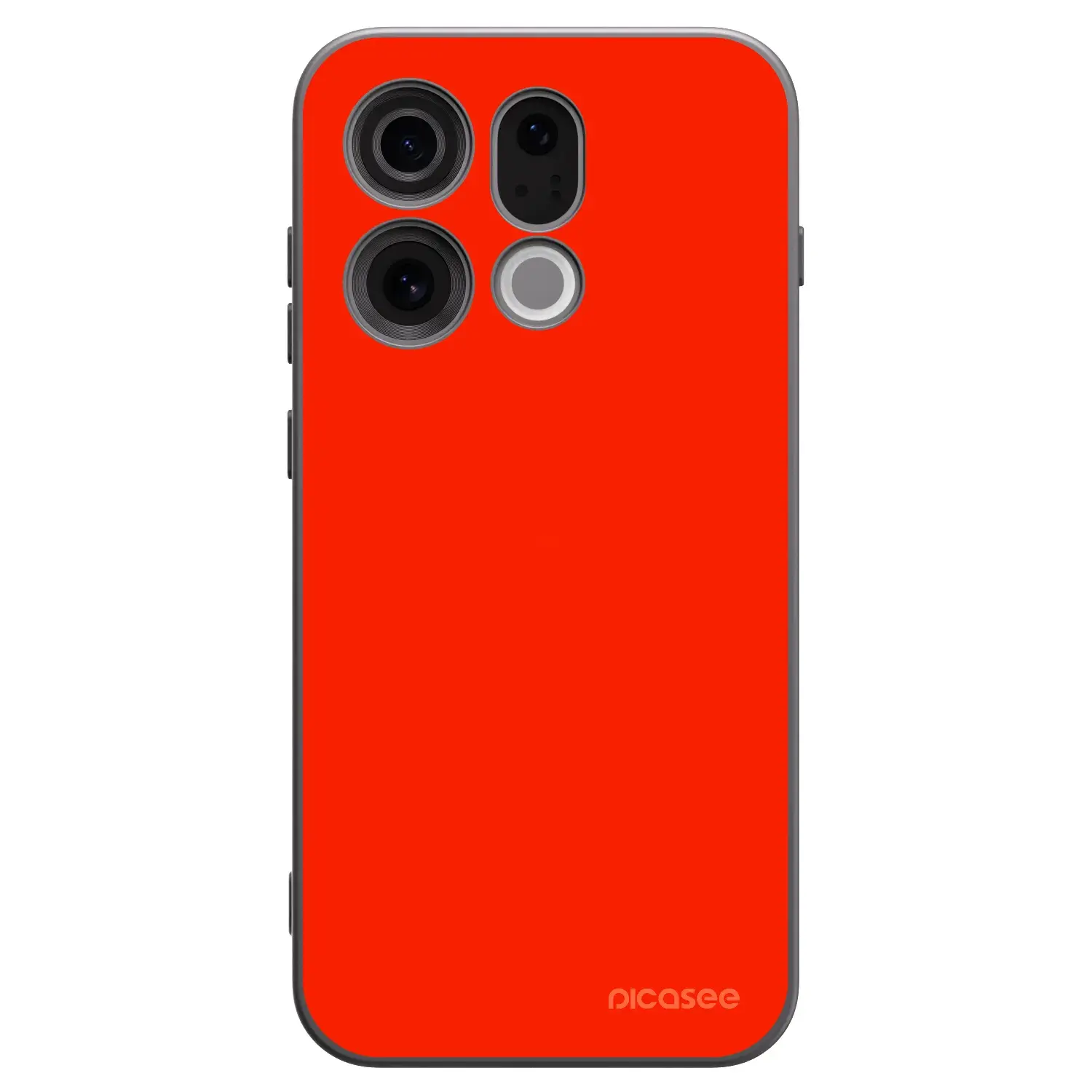 Silikonový černý obal pro OPPO Find X9 - Maranello Red