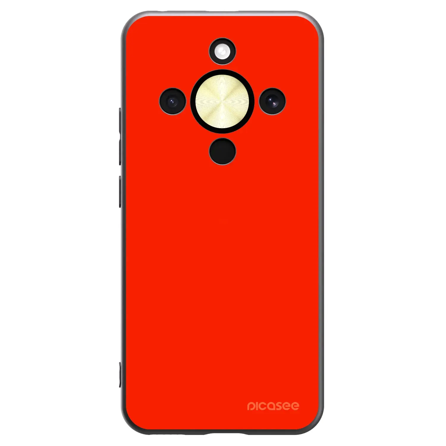 Silikonový černý obal pro Honor Magic8 Lite 5G - Maranello Red