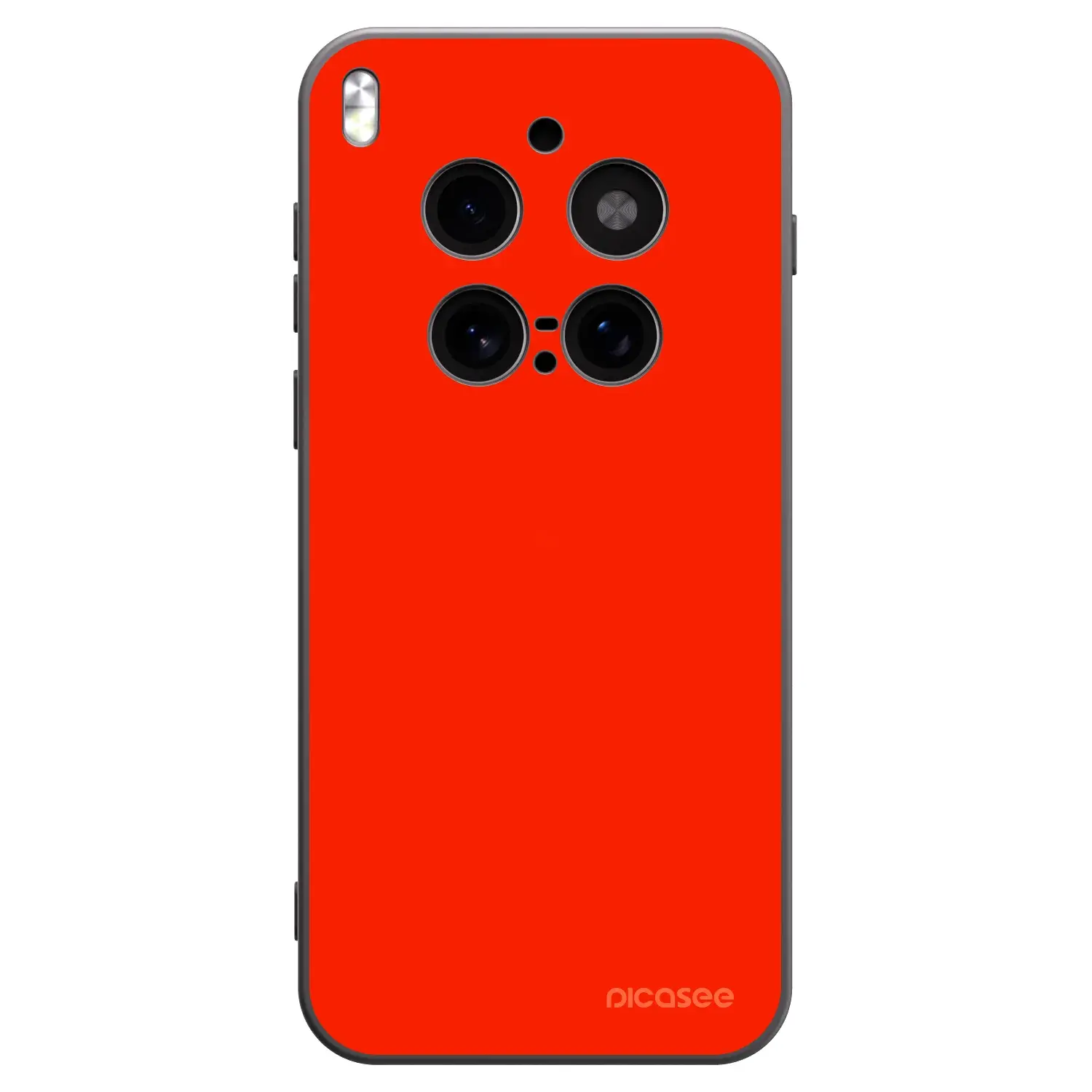 Silikonový černý obal pro Vivo X300 Pro - Maranello Red