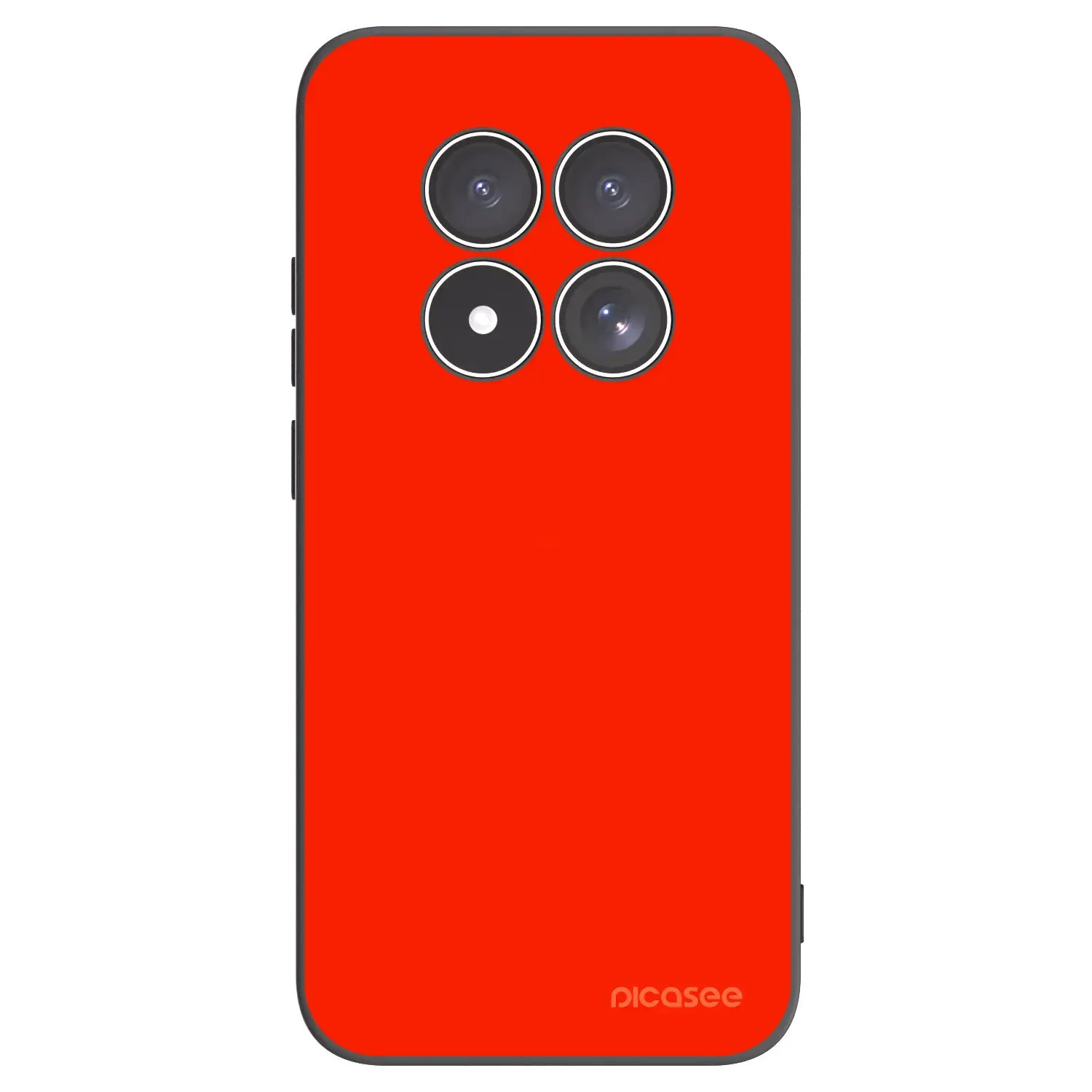 Silikonový černý obal pro Xiaomi Redmi Note 15 Pro 5G - Maranello Red
