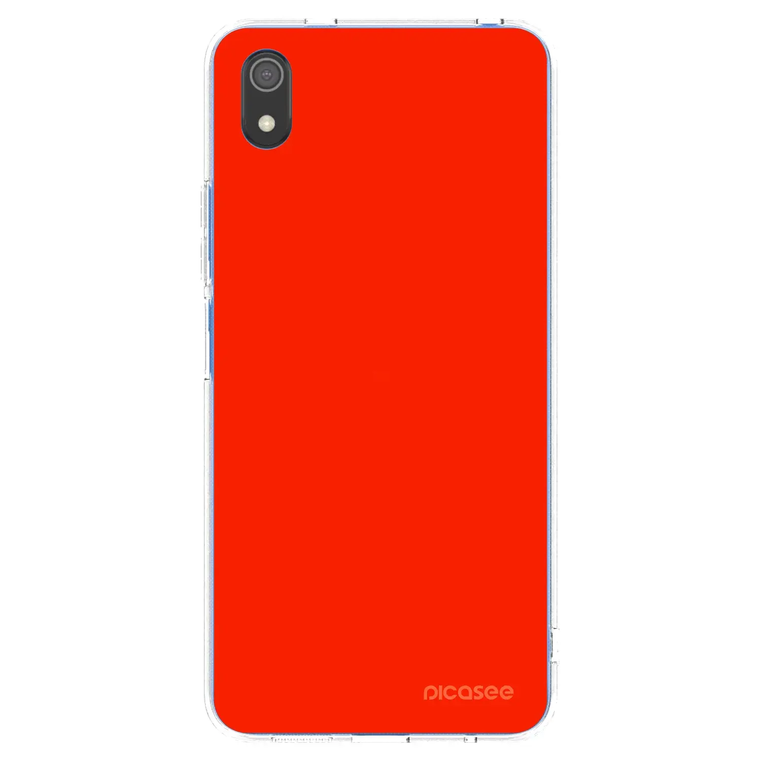 Silikonový průhledný obal pro Xiaomi Redmi 7A - Maranello Red