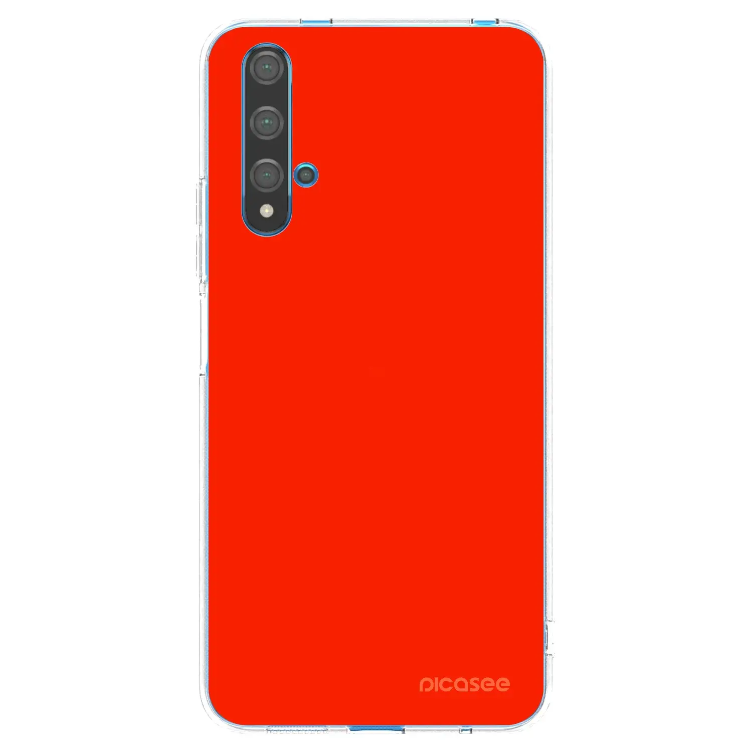 Silikonový průhledný obal pro Huawei Nova 5T - Maranello Red