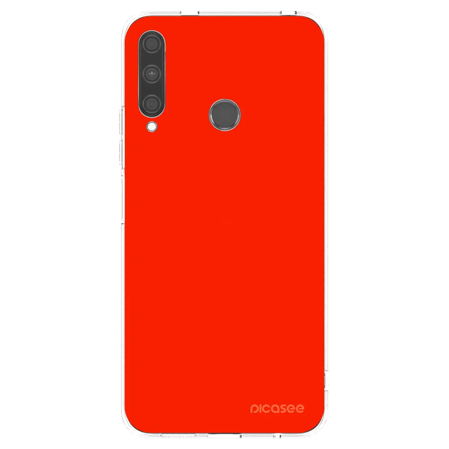 Silikonový průhledný obal pro Huawei P40 Lite E - Maranello Red